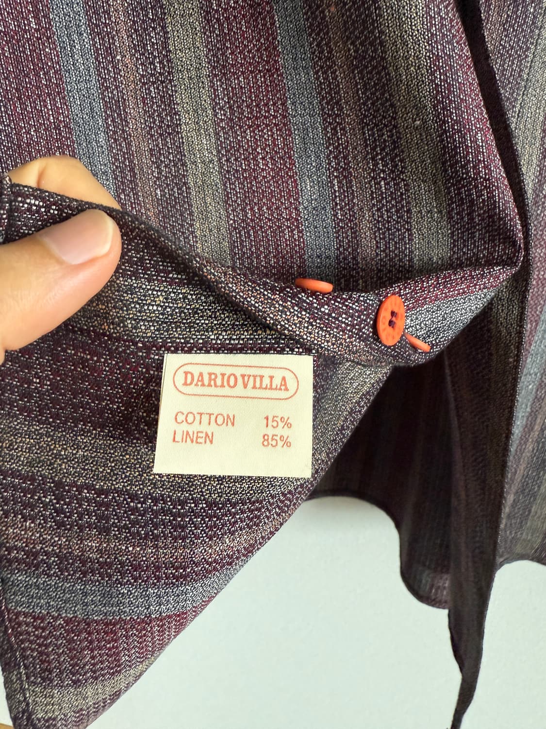 DARIO VILLA 린넨 셔츠(ITALY) 상품이미지9