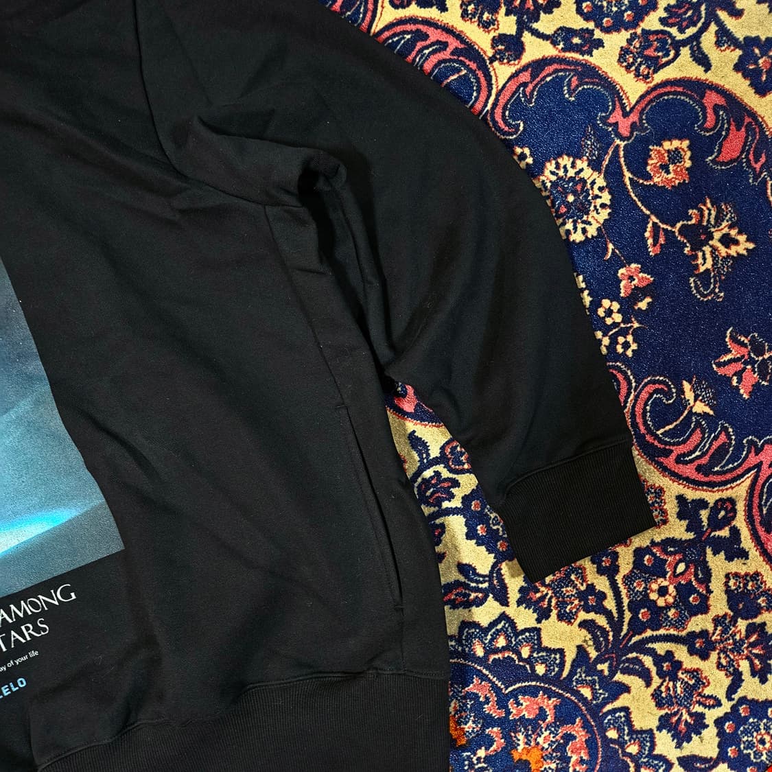 (새상품) 크리스첼로 공용 오로라 루즈핏 후드티셔츠 4size 상품이미지5