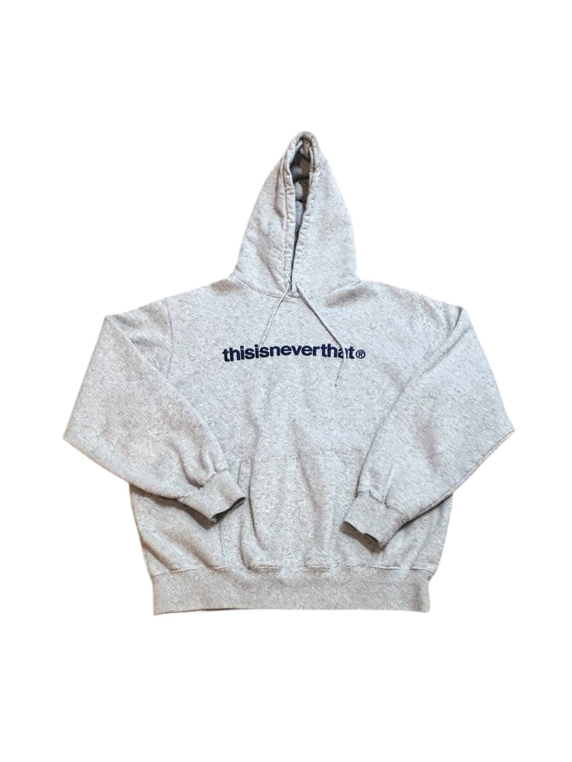 디스이즈네버댓 T-Logo Hoodie - Heather Grey 상품이미지1