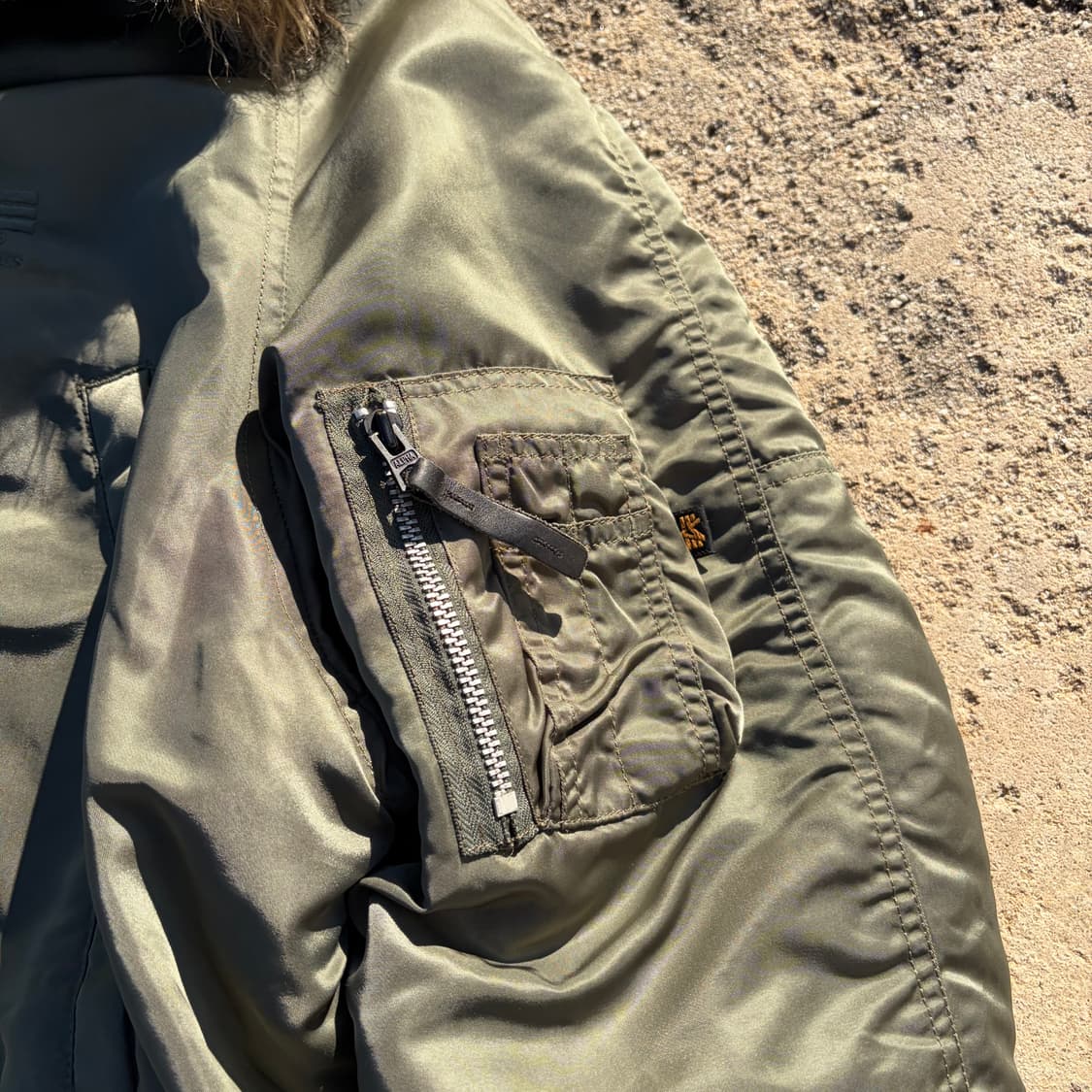 알파 인더스트리 빈티지 N-3B 익스트림 파카 XL 상품이미지4