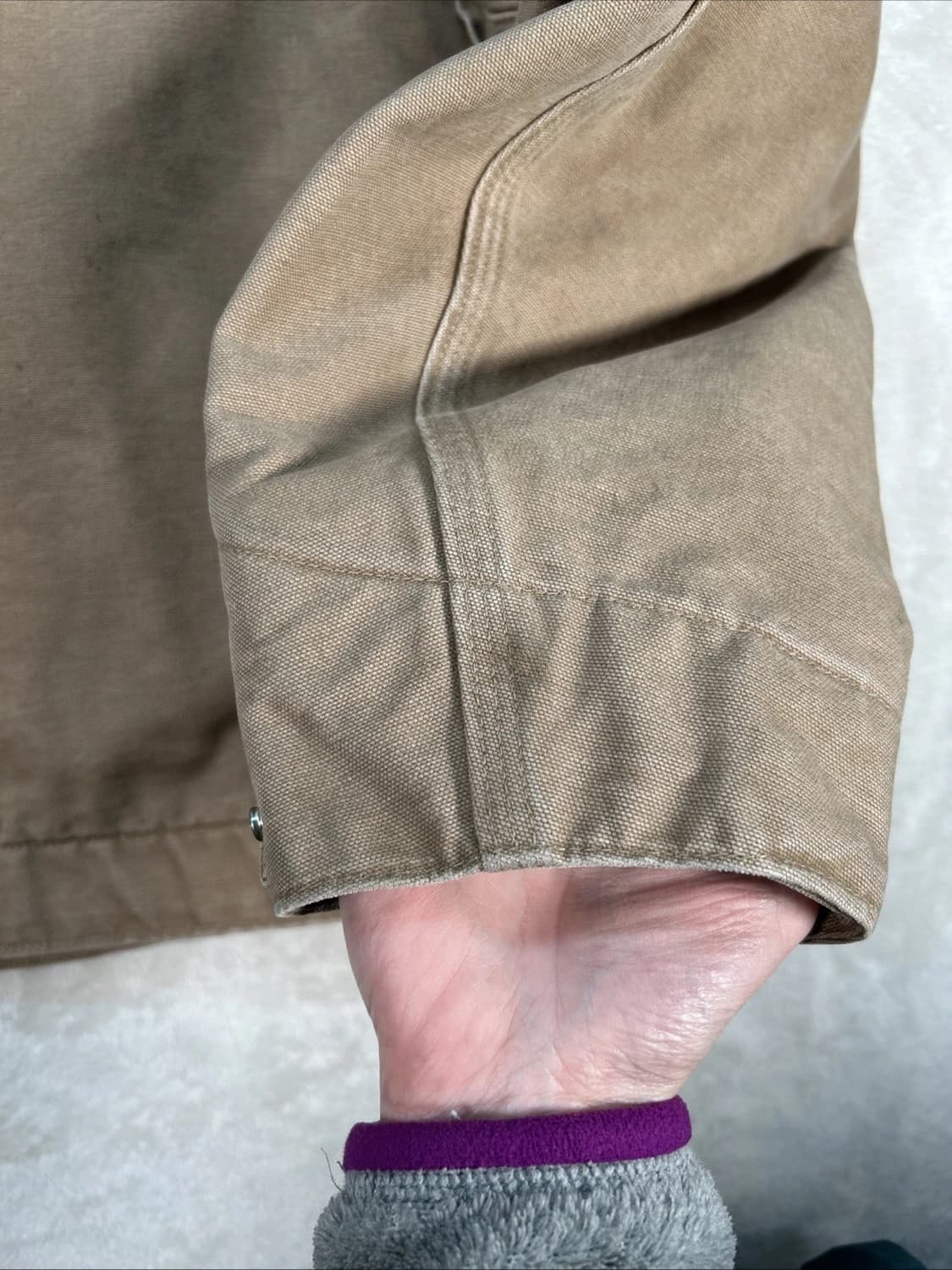 칼하트 J97 디트로이트 블랭킷 자켓 새들 상품이미지9