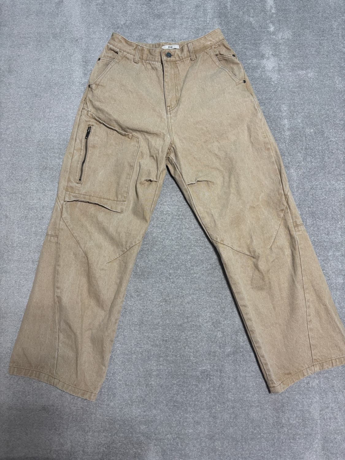 ETCE SIDE POCKET CURVED DENIM (M) 상품이미지1