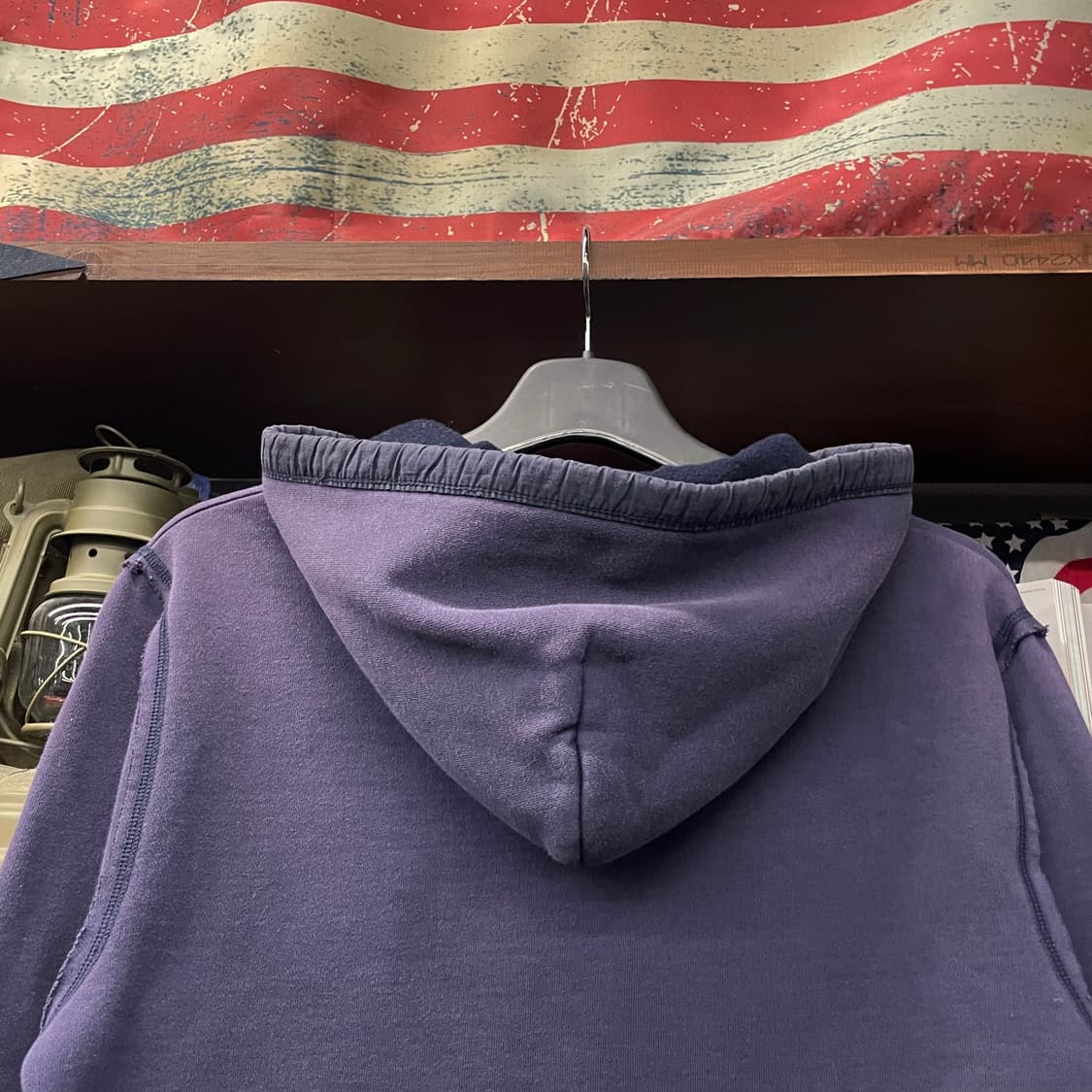 90s 폴로 랄프로렌 U.S RL 인디언 패치 두산 기모 후드티 N22 상품이미지4