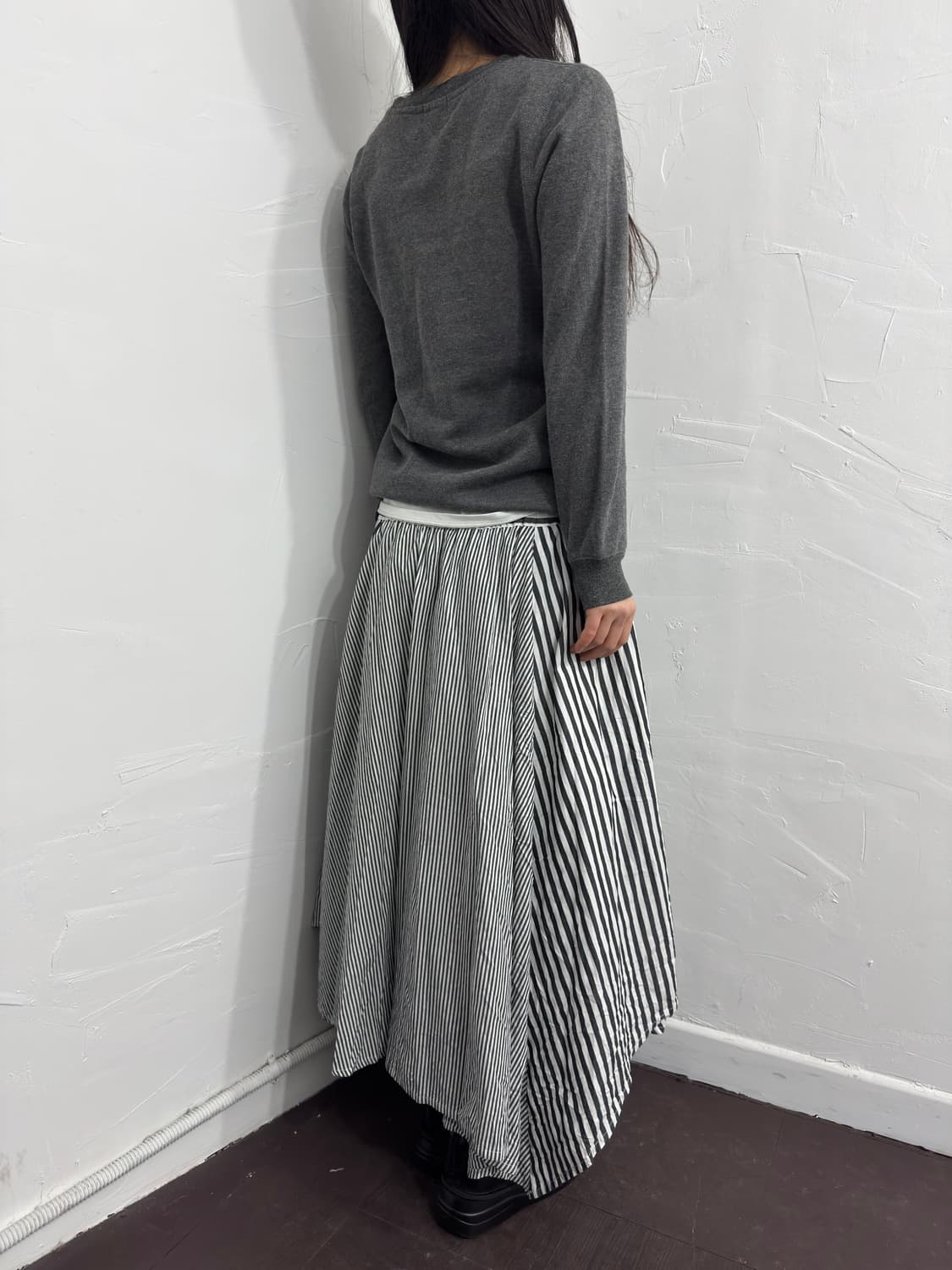 stripe design skirt 상품이미지5