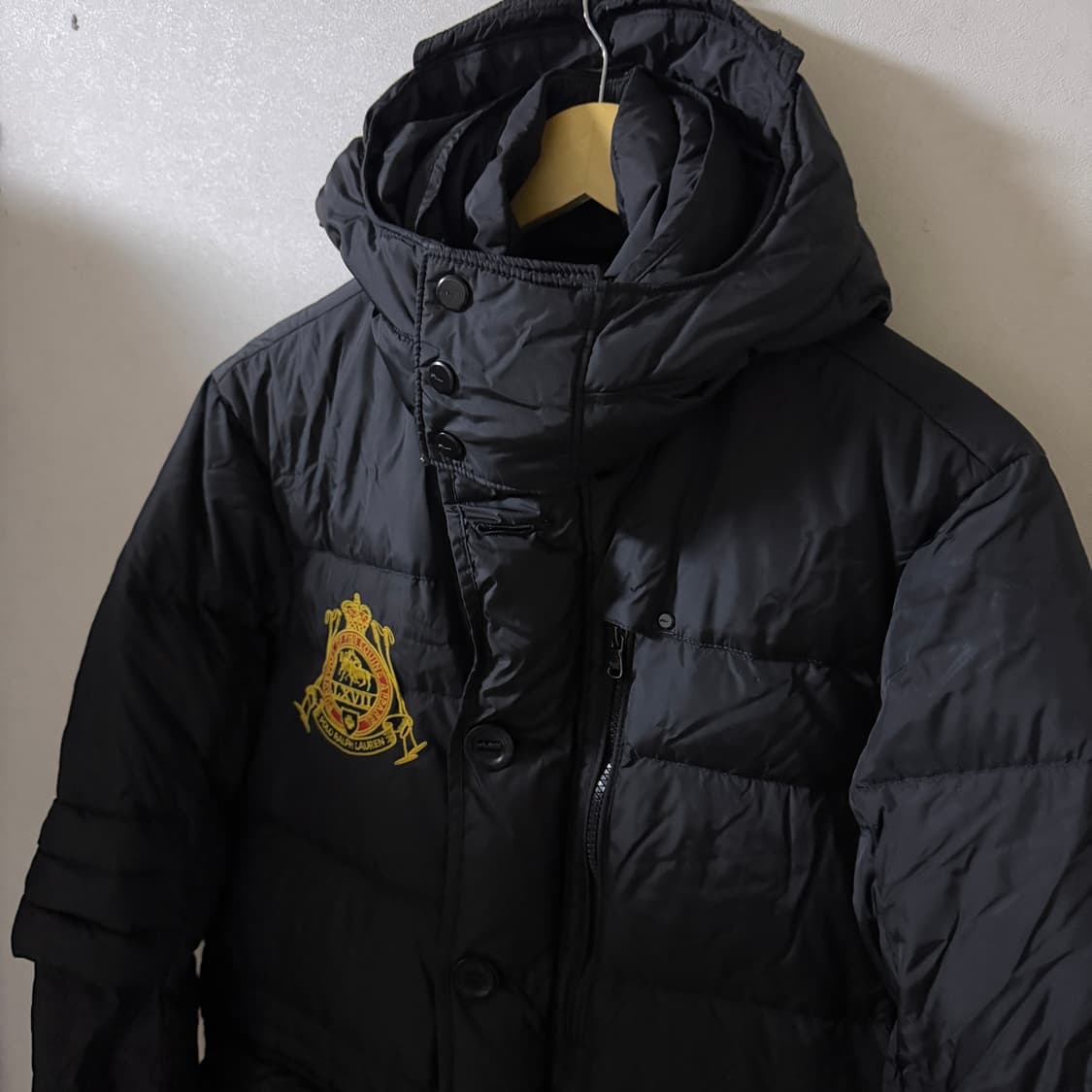 폴로랄프로렌 남성 패치 오리털 패딩 M(100) 상품이미지2