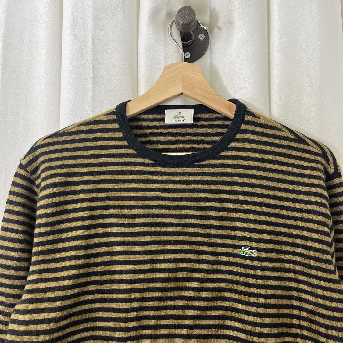 라코스테 스트라이프 라운드 니트 상품이미지2