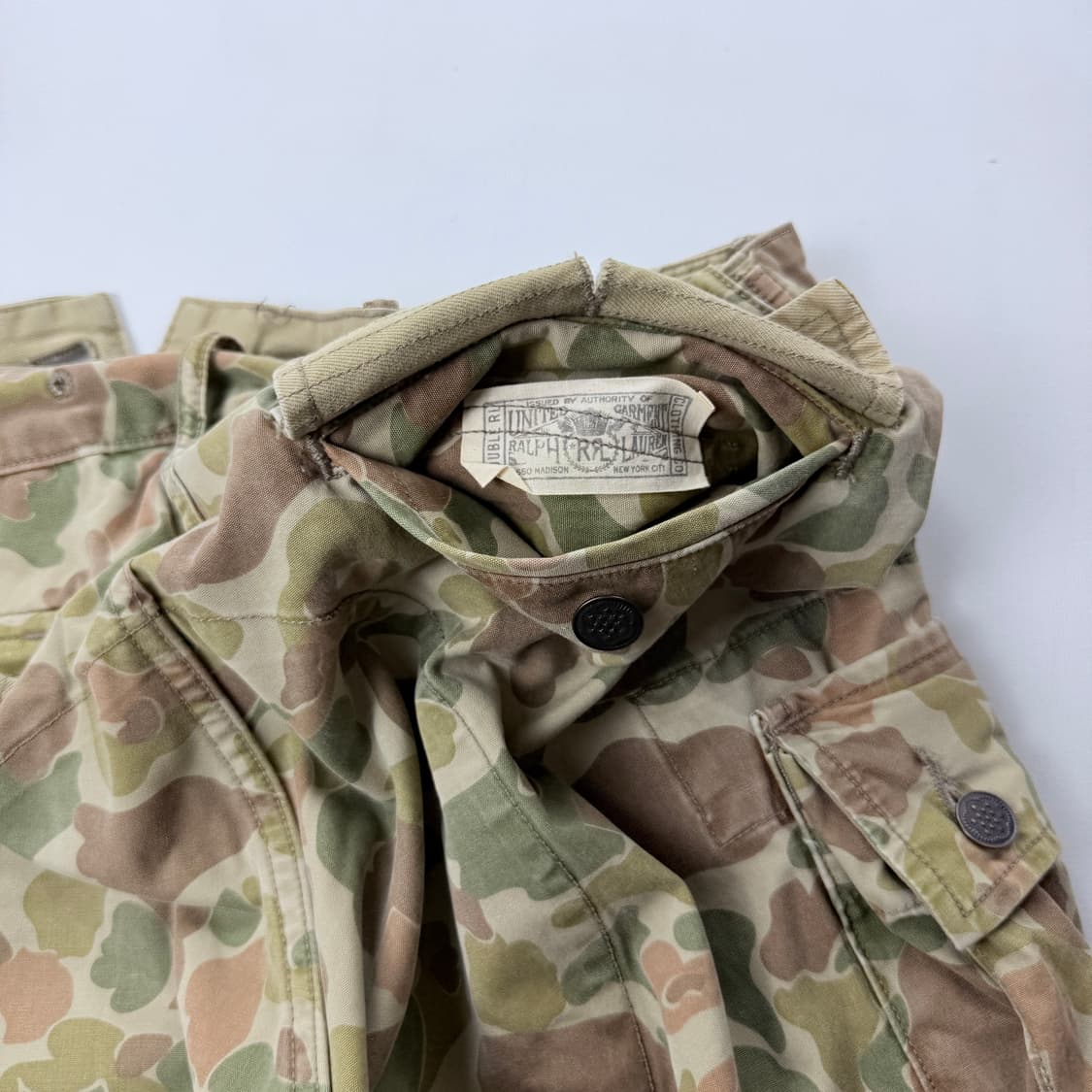 RRL 더블알엘 덕카모 코튼 하프팬츠 상품이미지3