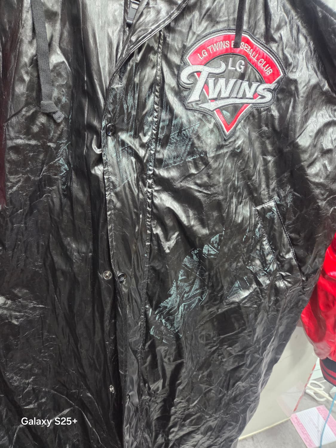 LG 트윈스   유광롱점퍼 상품이미지5