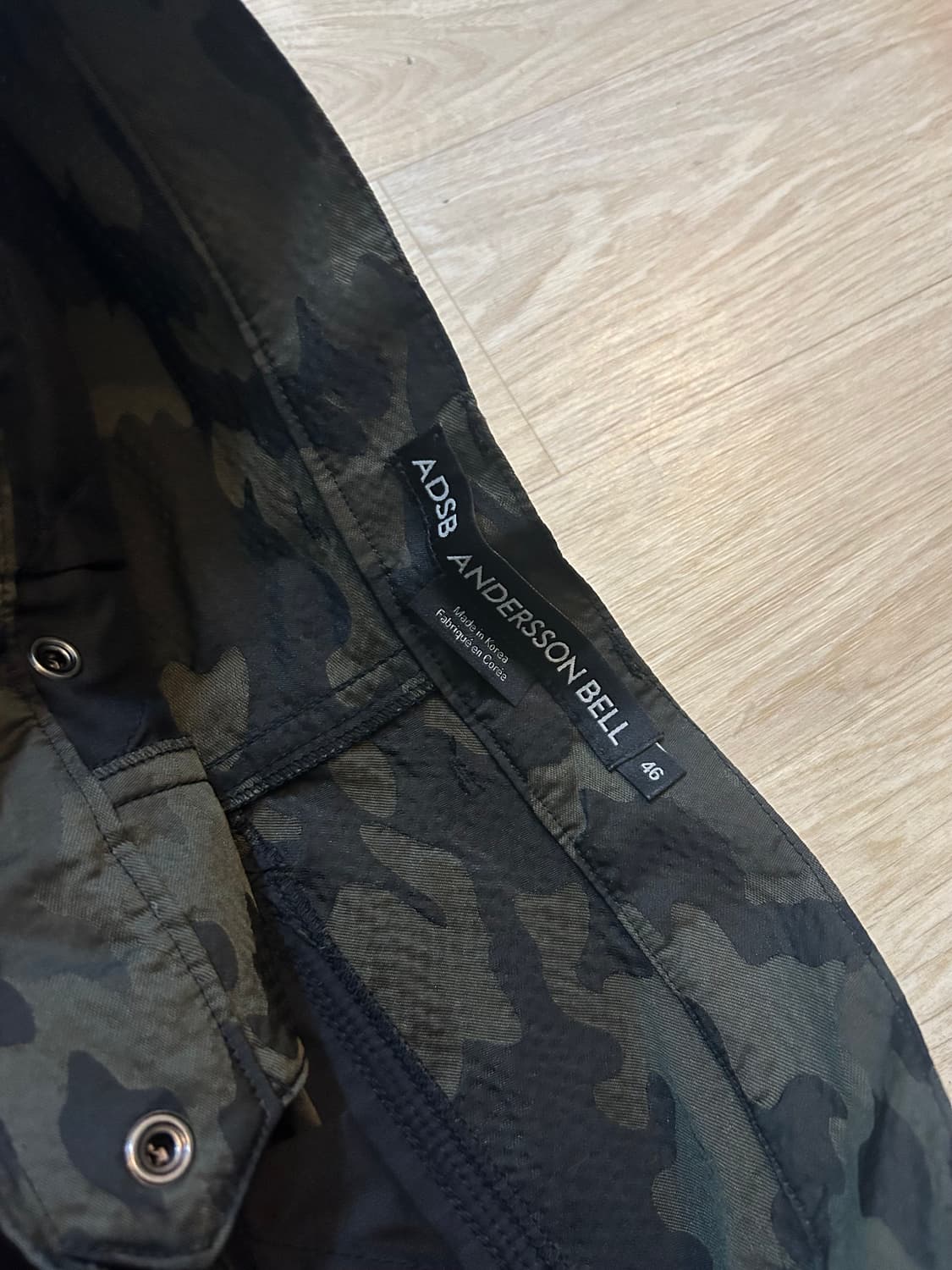 앤더슨벨 카모플라주 팬츠46 상품이미지5