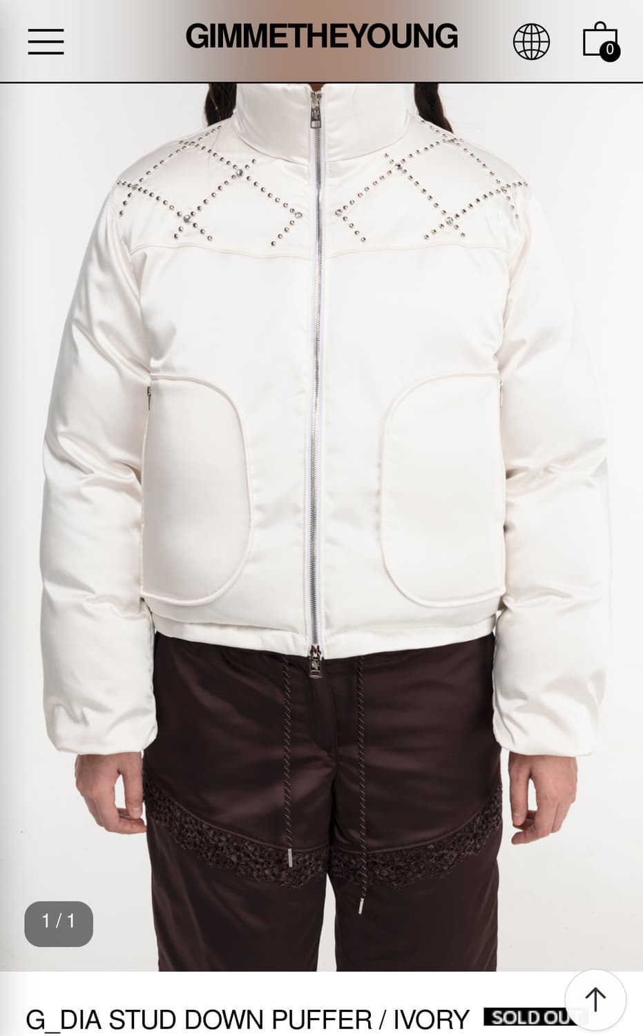 (새상품) 김미더영 패딩  상품이미지2