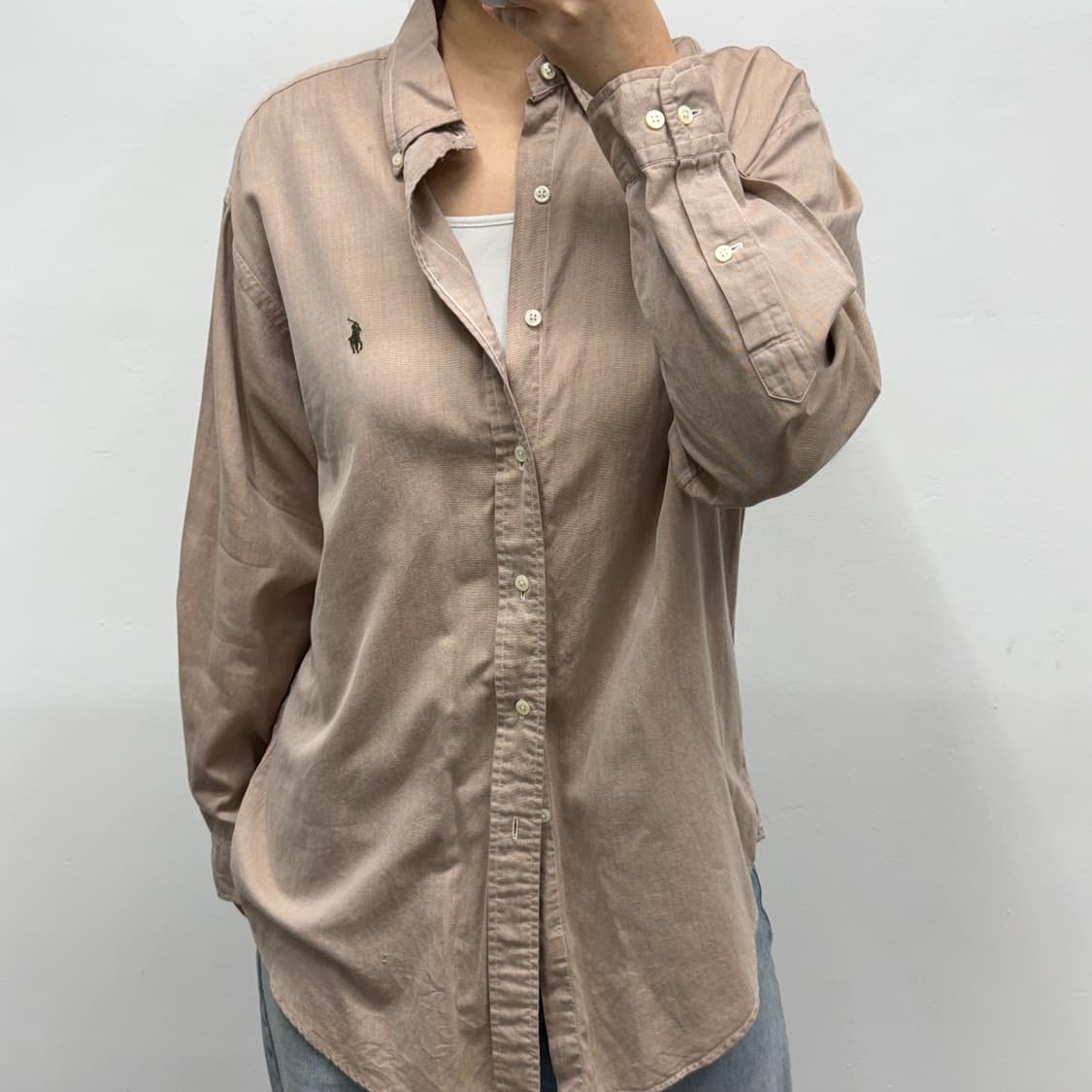 [L] 폴로 코튼 셔츠 상품이미지2
