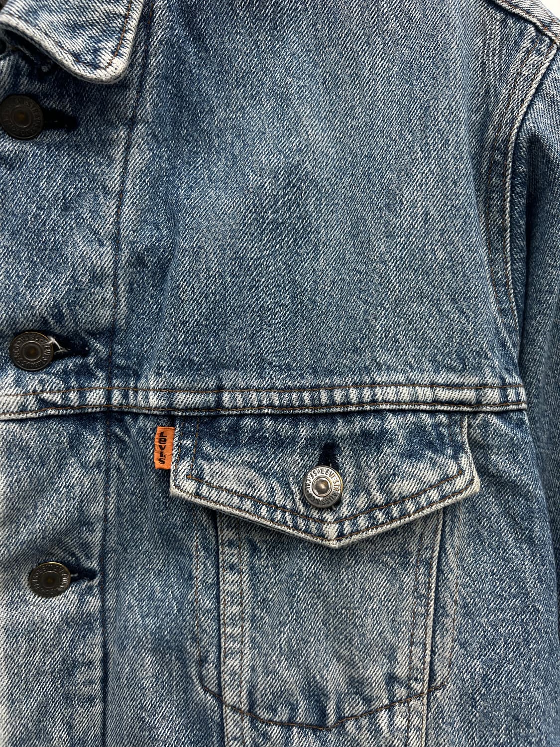 80s) Levi’s 3rd trucker (blanket) 상품이미지4