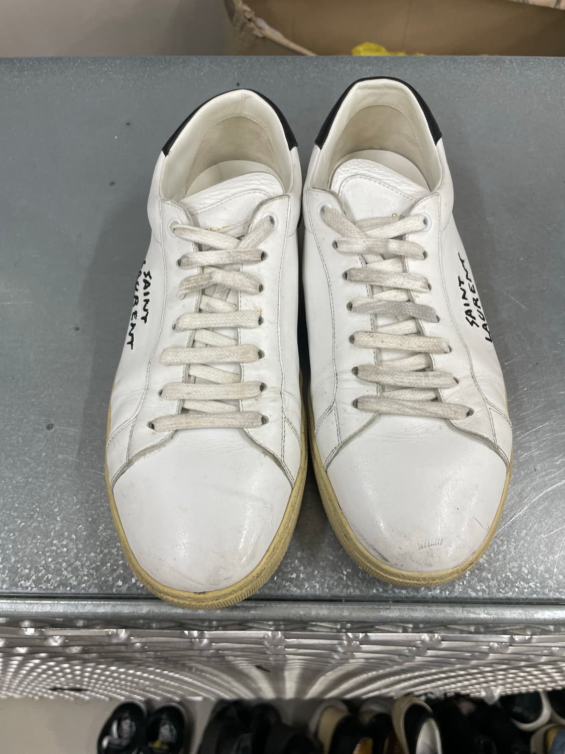 생로랑 코트 클래식 화이트 41.5 상품이미지5