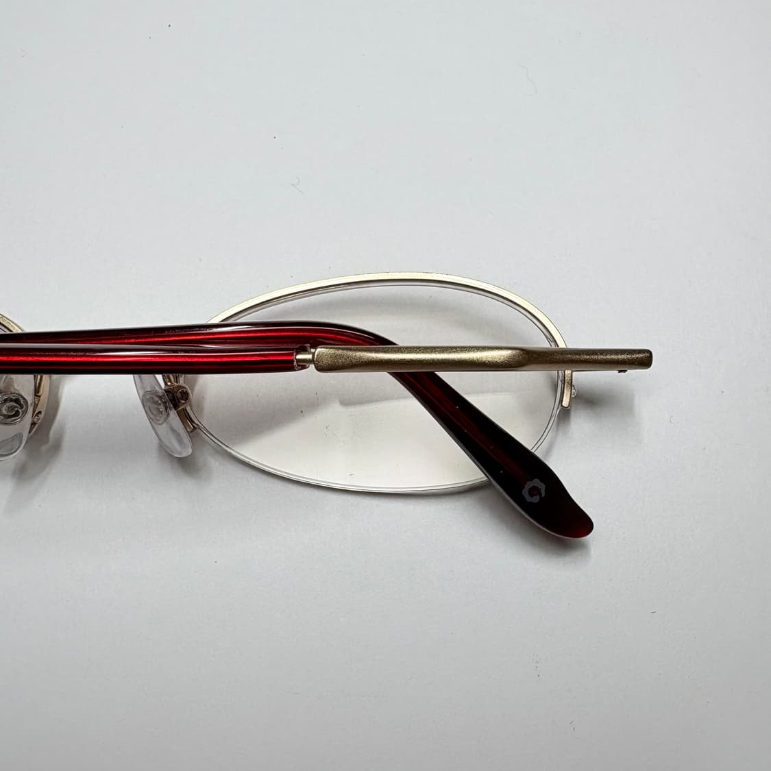 빈티지 긱시크 안경 (하프림 안경) 상품이미지5