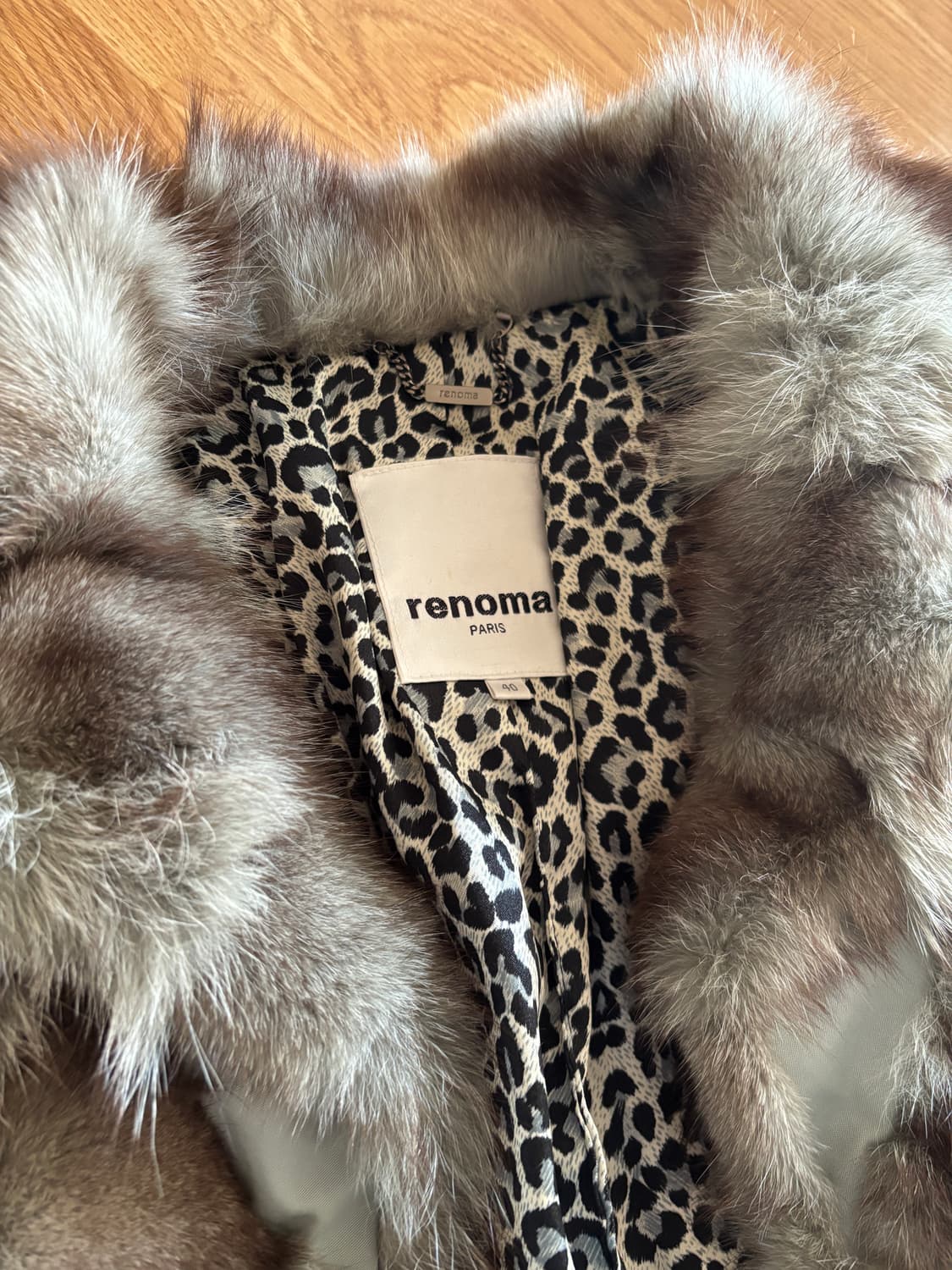 레노마 퍼 자켓 상품이미지2