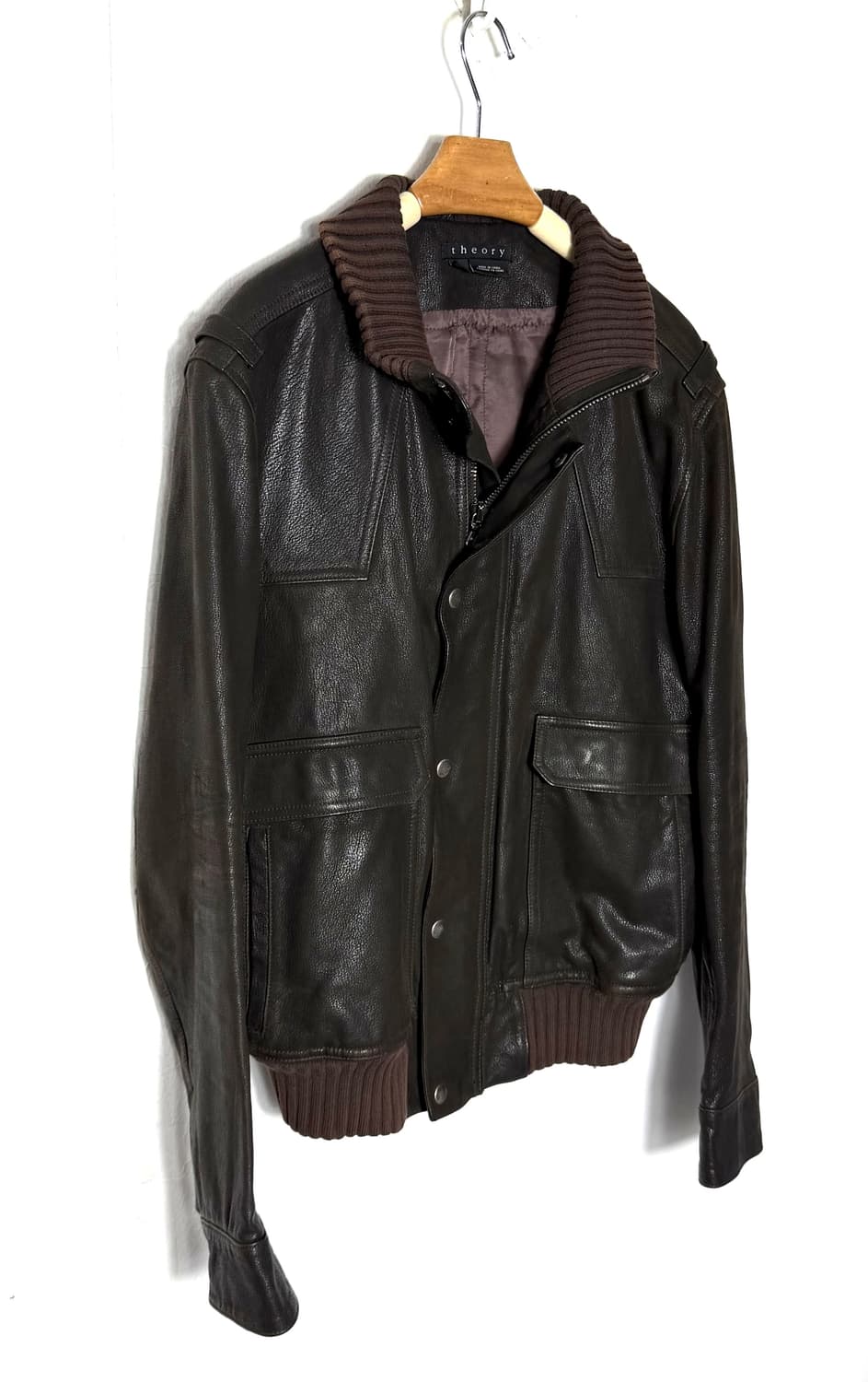 띠어리 가죽자켓 레더자켓 띠어리자켓 띠어리가죽자켓 theory 상품이미지2
