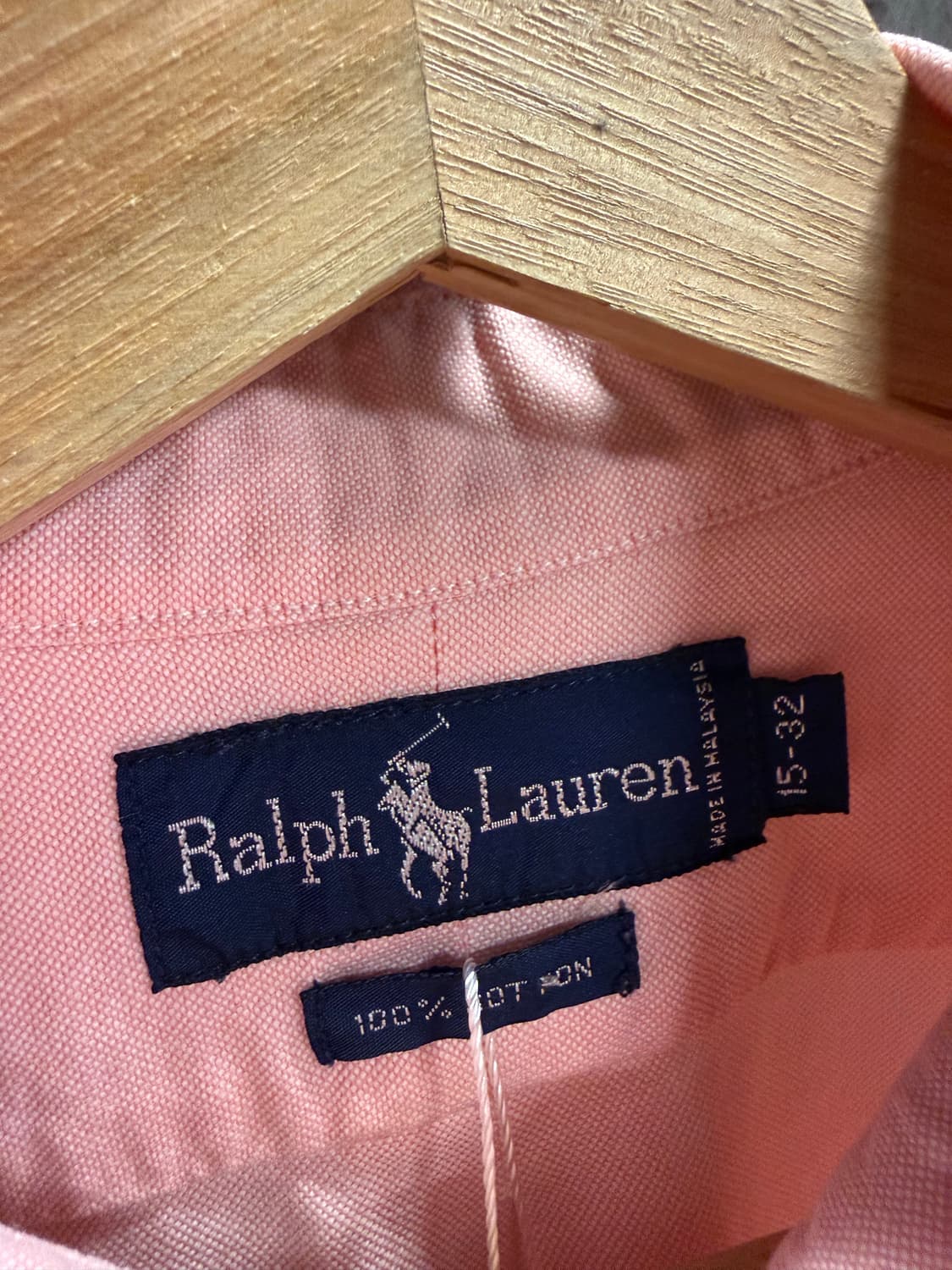 M 폴로 랄프로렌 POLO 클래식핏 옥스포드 버튼다운 셔츠 핑크 상품이미지5