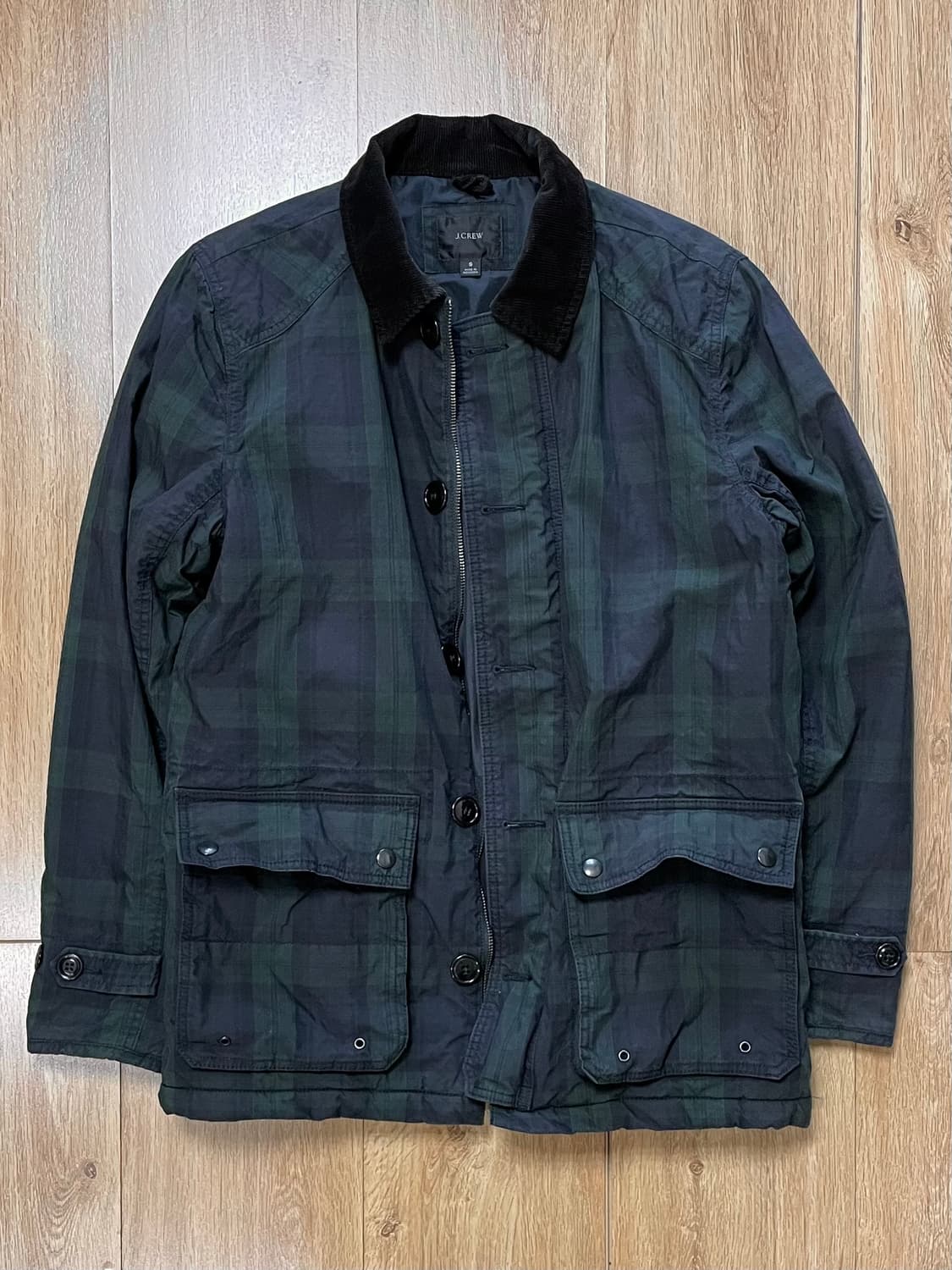 최저가 택포) J.crew 제이크루 블랙와치 프리마로프트 자켓 상품이미지1