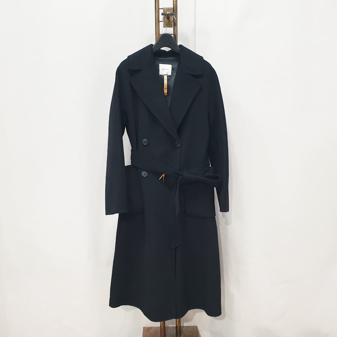 쉬즈미스 캐시미어 더블 버튼 롱 코트 상품이미지1
