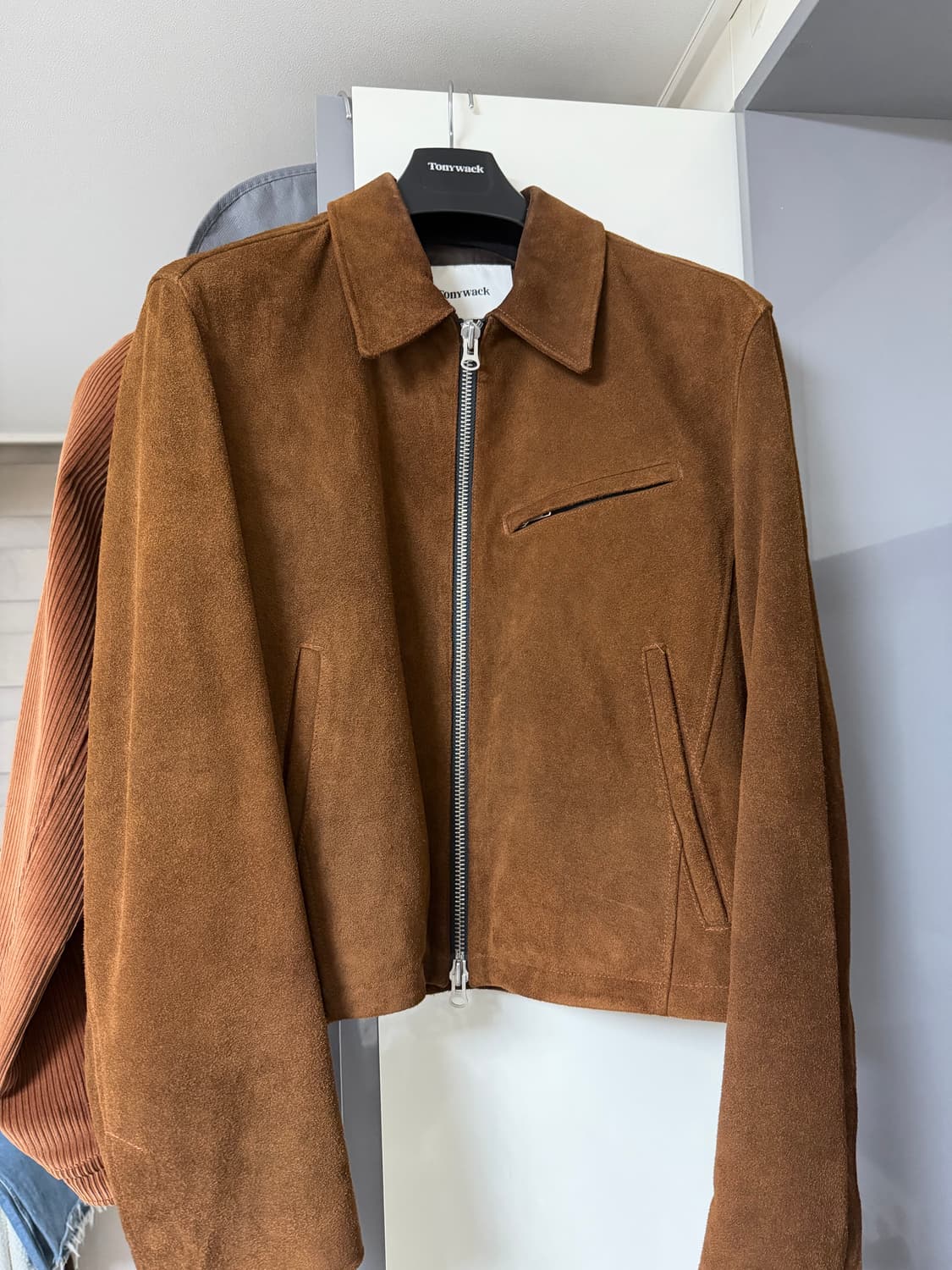 토니웩 스웨이드 자켓 판매합니다 상품이미지1