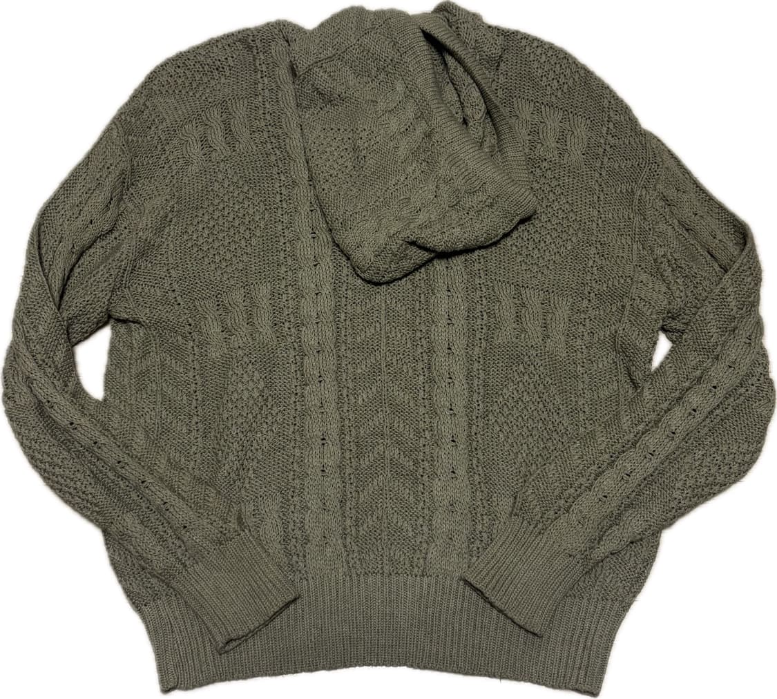 빈티지 크로셰 니트 후드집업 상품이미지2