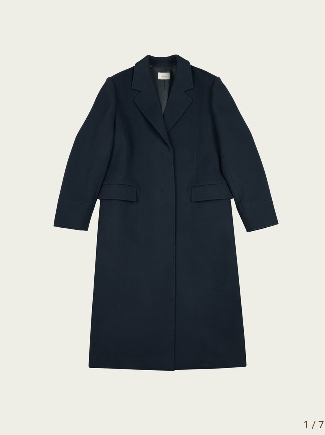 Ribbonbit 리본빛 Void coat -navy 상품이미지1