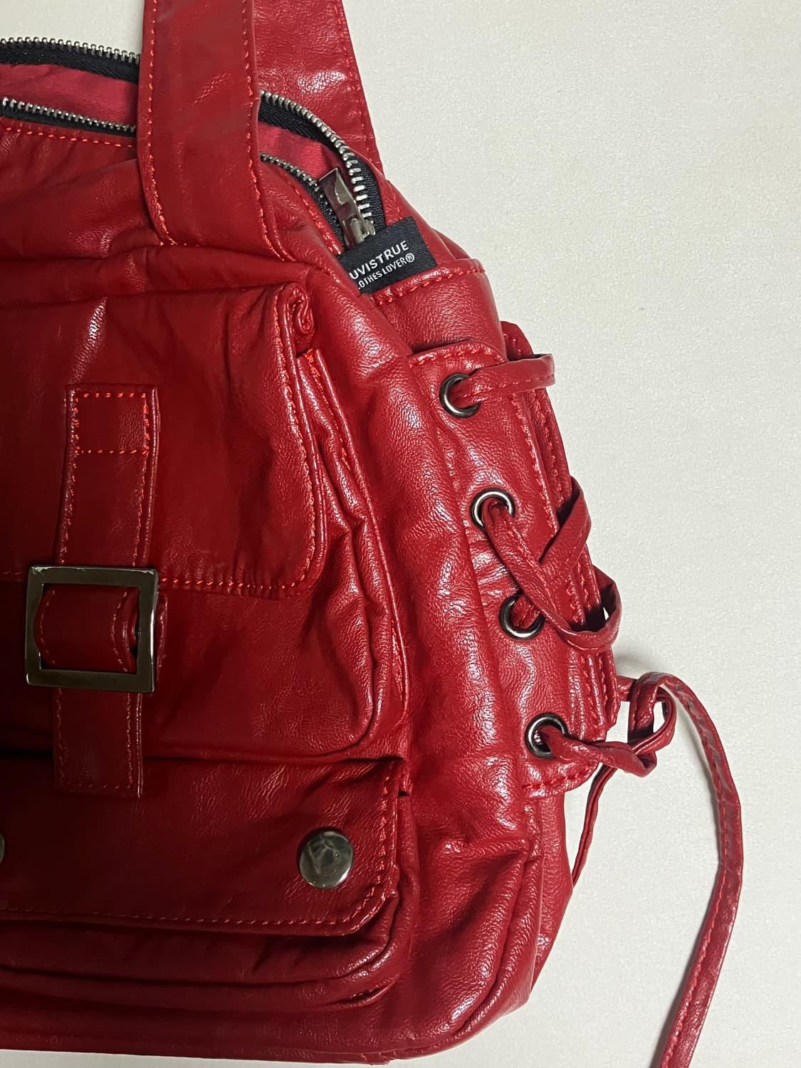 러브이즈트루 AM POCKET BAG(RED) 에이엠 포켓백  상품이미지5