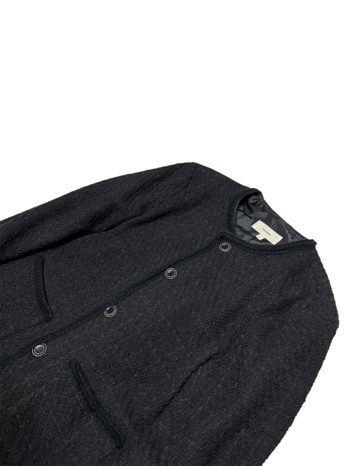 로랑051 Andersen 안데르센 남자 트위드 자켓 L 상품이미지3