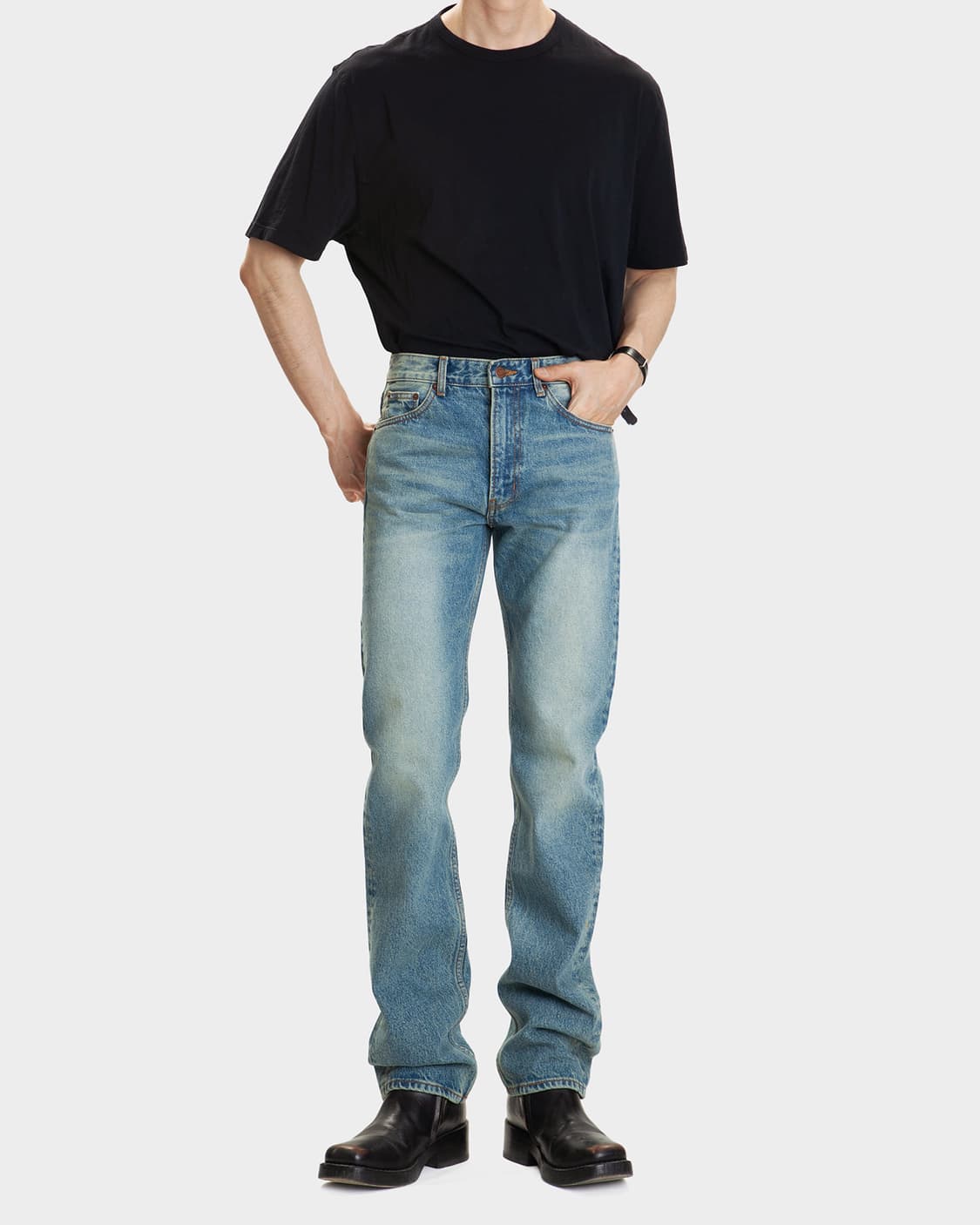 모드나인 Rusty Rose 워싱 진 33 상품이미지1