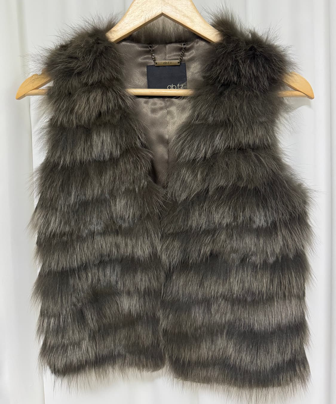 ab.f.z 폭스퍼 토끼털 베스트 상품이미지2