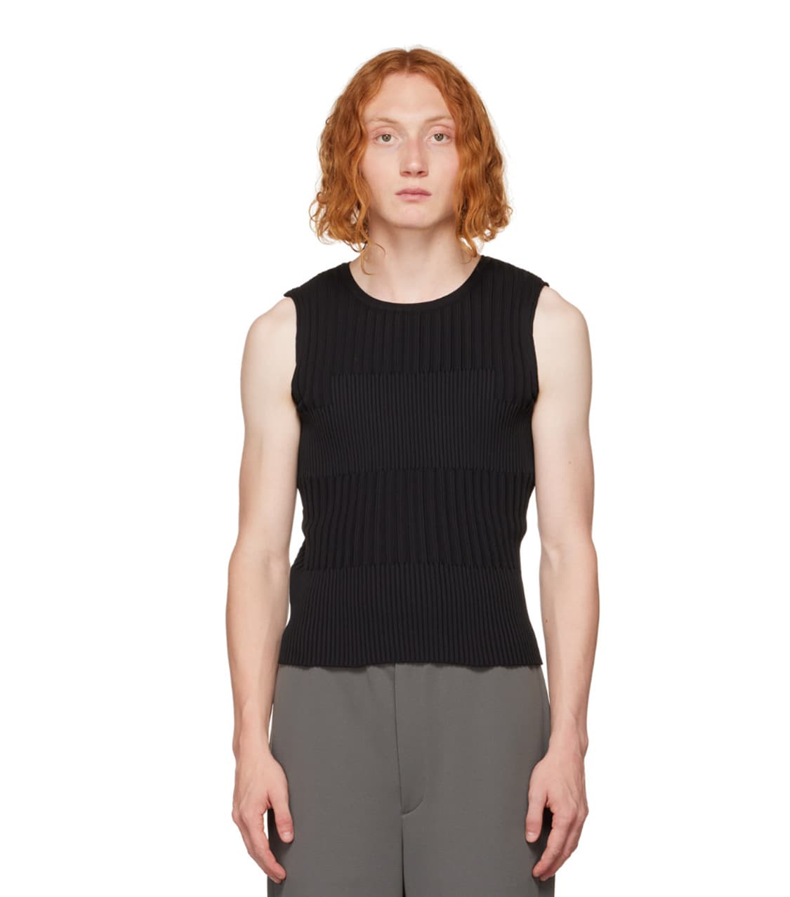 cfcl black fluted tank top 상품이미지1