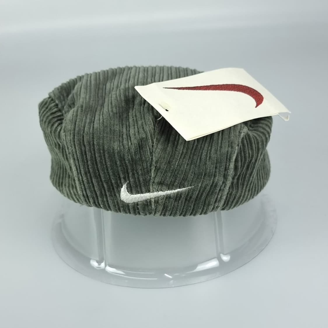[NIKE] (미사용)나이키 스우시 자수 코듀로이 골덴 헌팅캡 베레모 상품이미지2