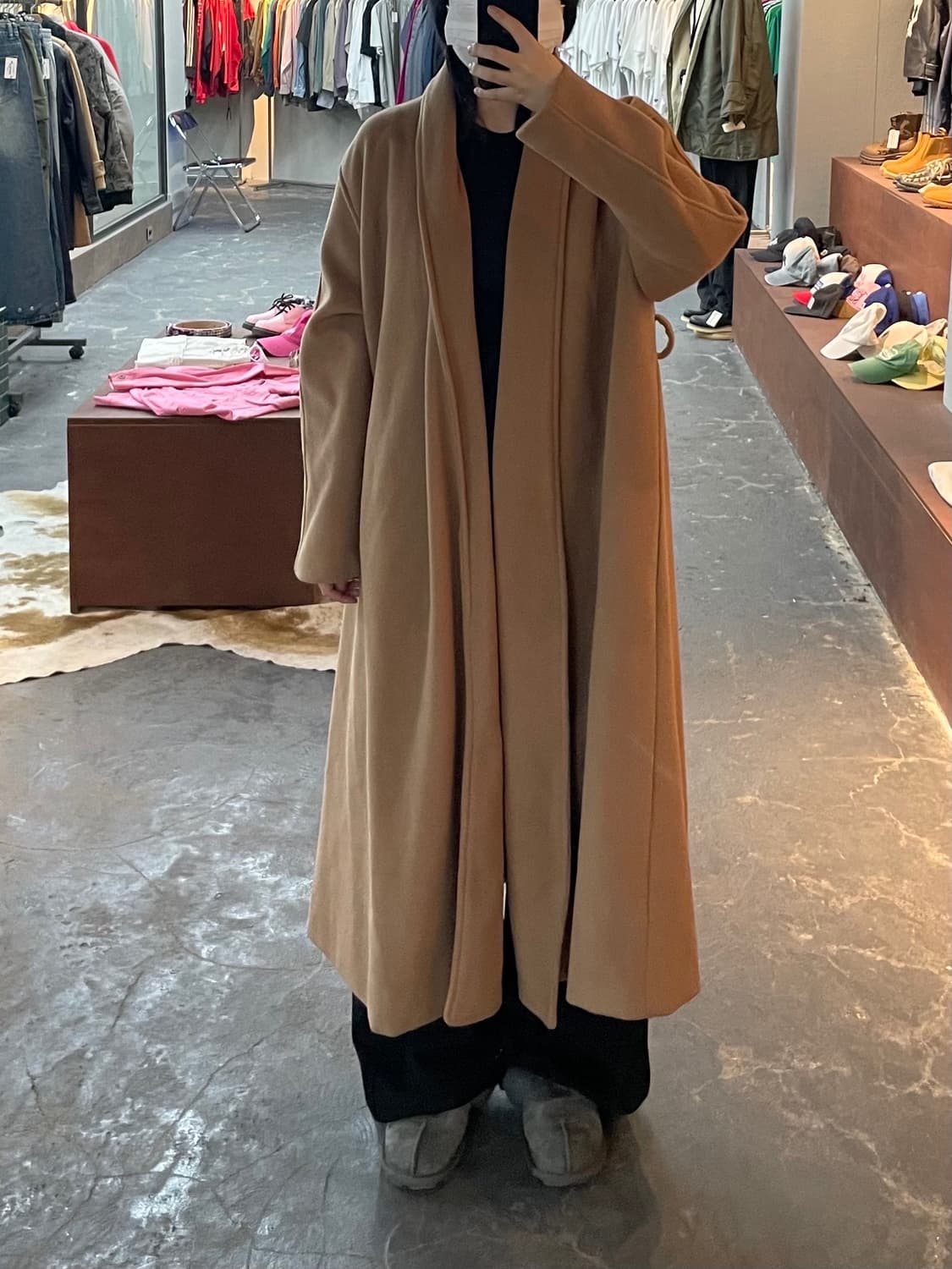 막스마라 카멜 캐시미어 코트 H1946 상품이미지1