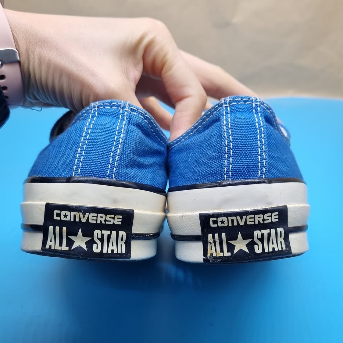 컨버스 척70 로우 블루 스니커즈240 상품이미지4
