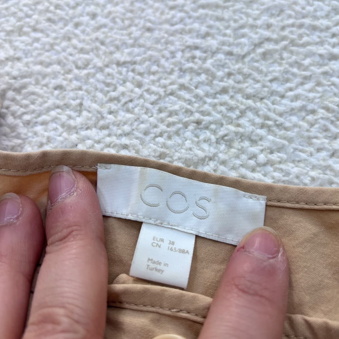 38 코스 코튼 셔츠 여성 롱원피스 0316E 상품이미지3