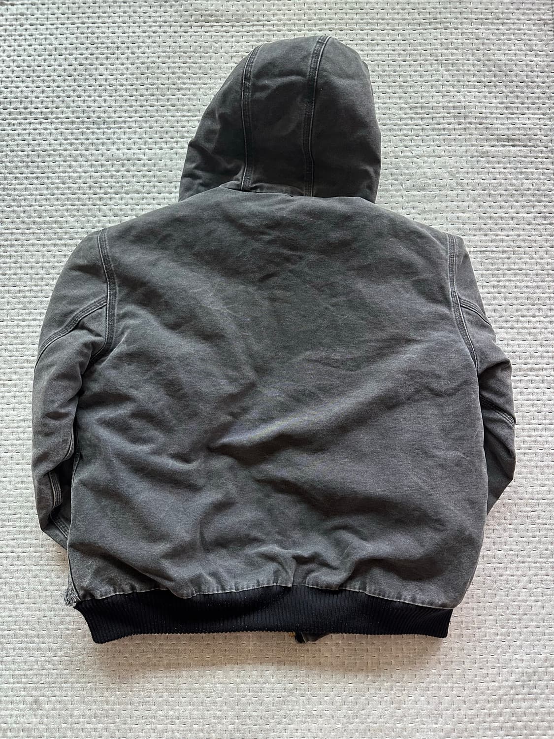 [M] 칼하트 j130 샌드스톤 덕 액티브 자켓 블랙 상품이미지2
