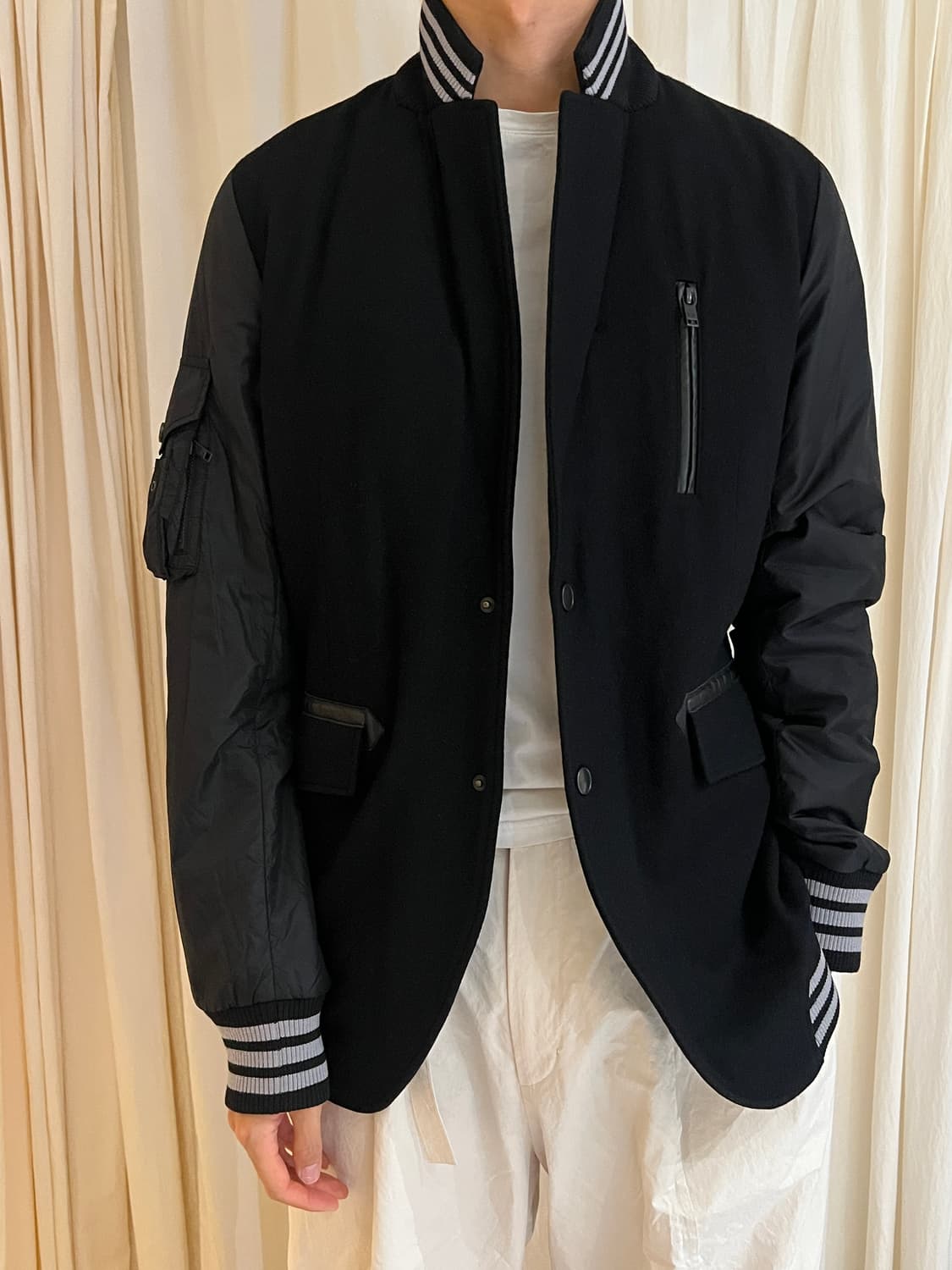 Y-3 WOOL BLAZER Bomber Jacket 상품이미지8