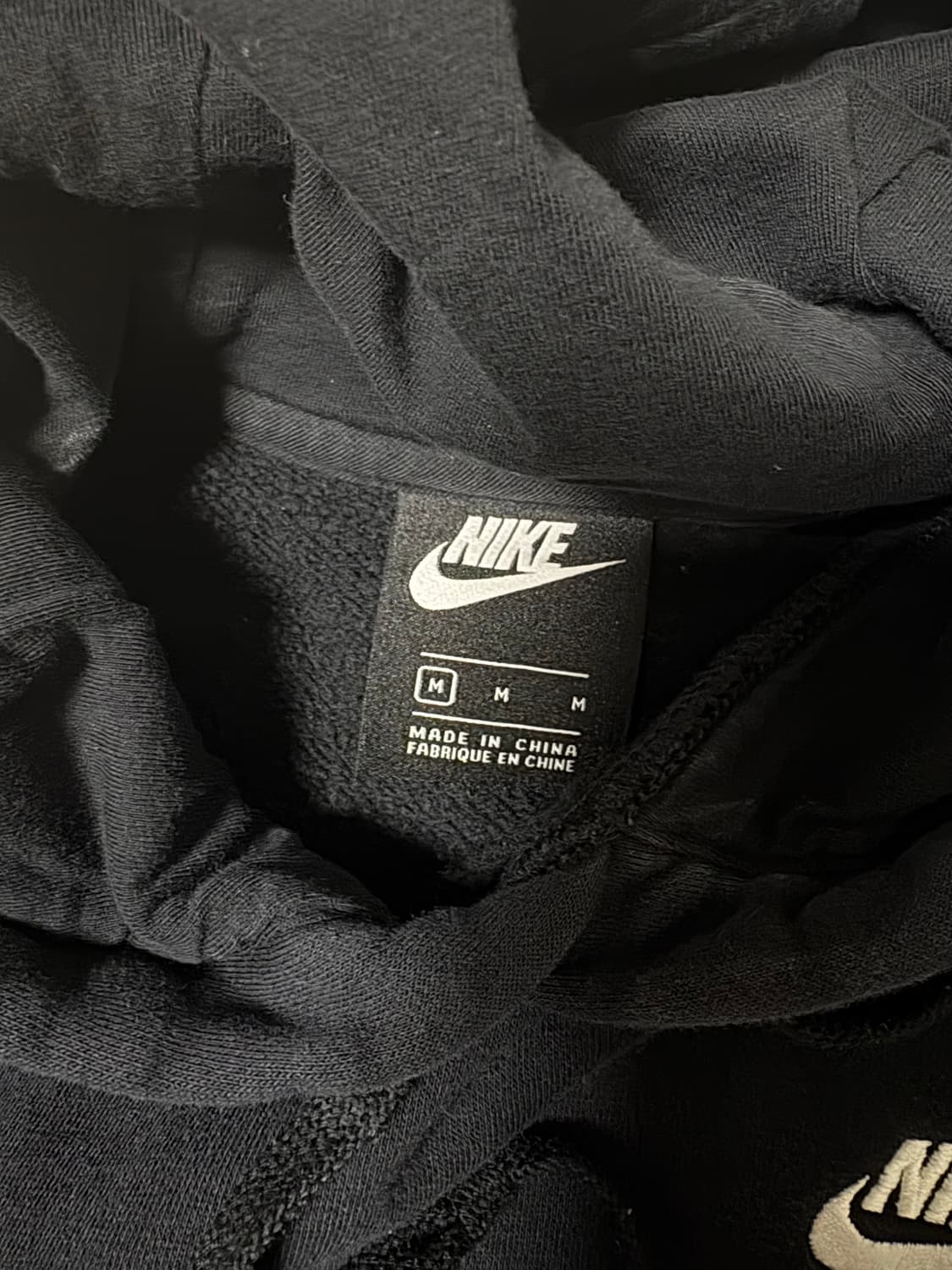 -ˋˏ 나이키 블랙 후드티 M ˎˊ- 상품이미지2