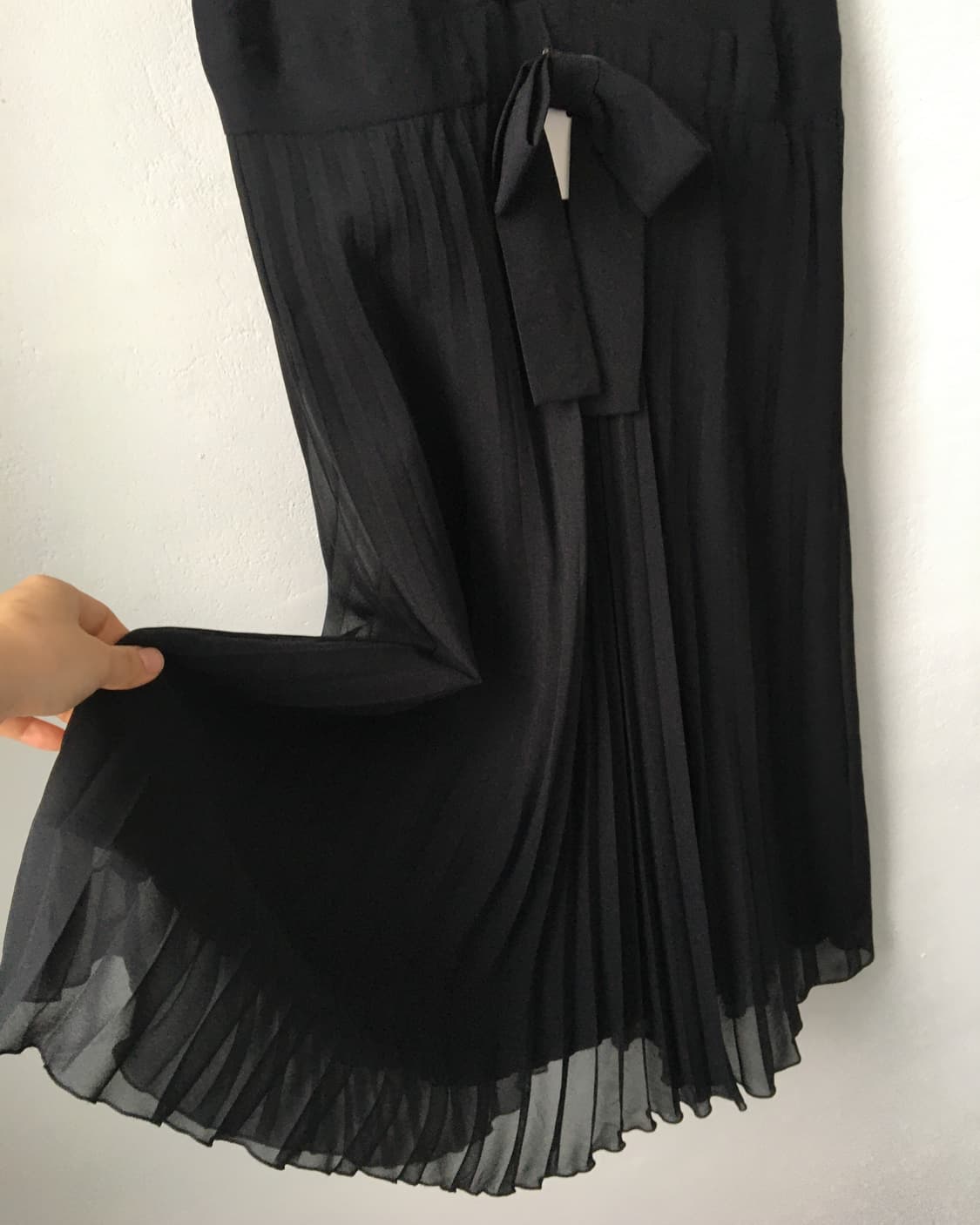 Ribbon point pleats sleeveless onepiece 상품이미지5