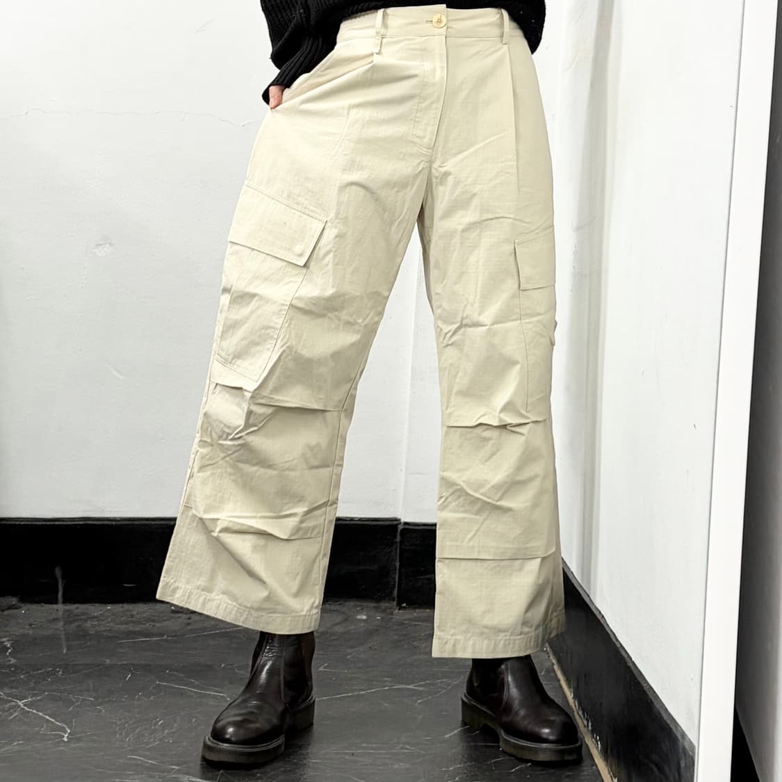 Yiyae 이예 립스탑 카고 팬츠 상품이미지1