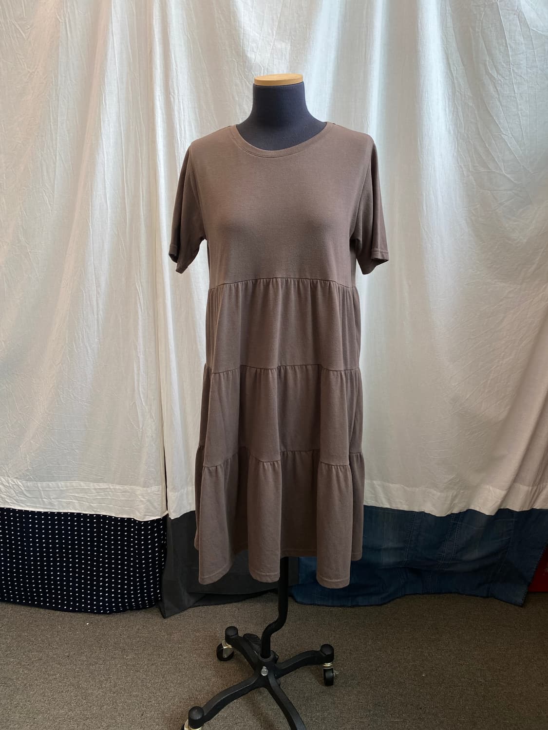 MUMU&CO 브라운 반팔원피스(M) 상품이미지9