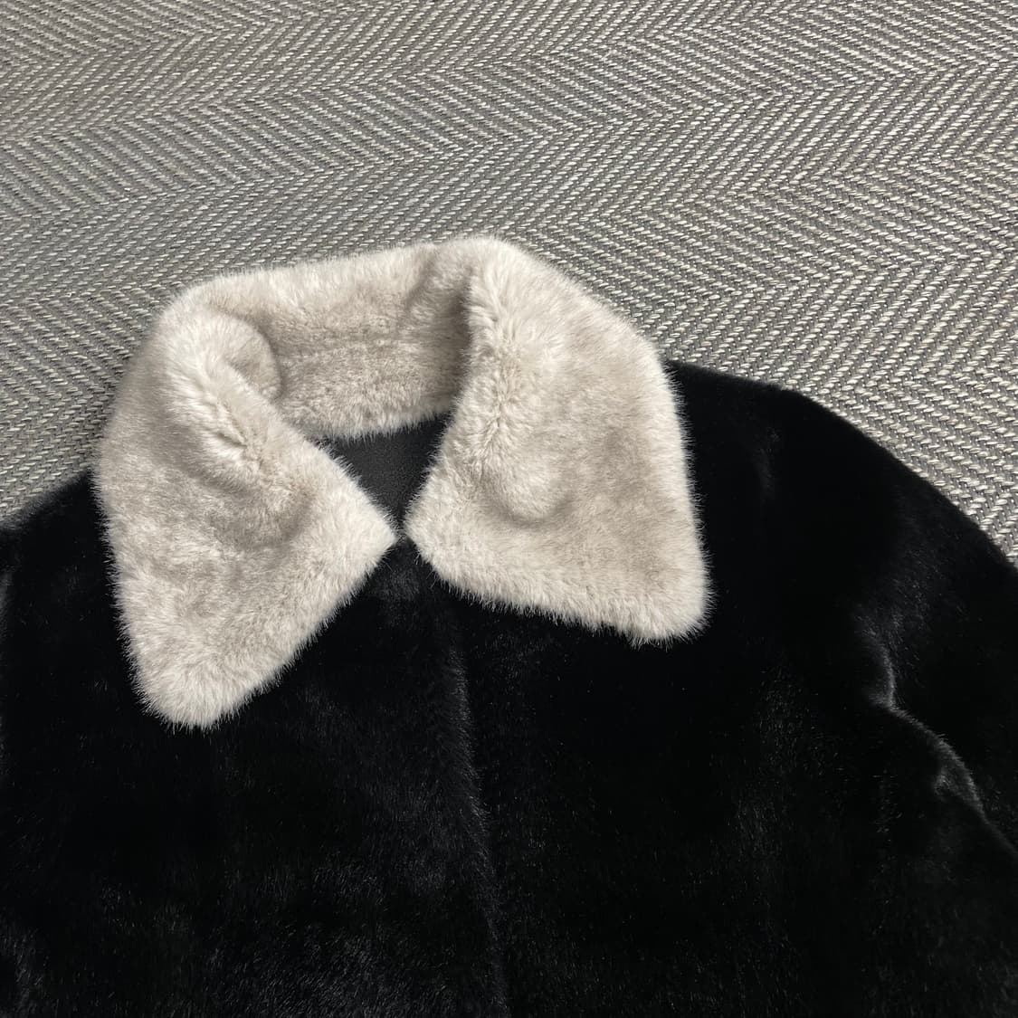 빈티지 아카이브 배색 밍크 퍼 자켓y 4443 상품이미지3