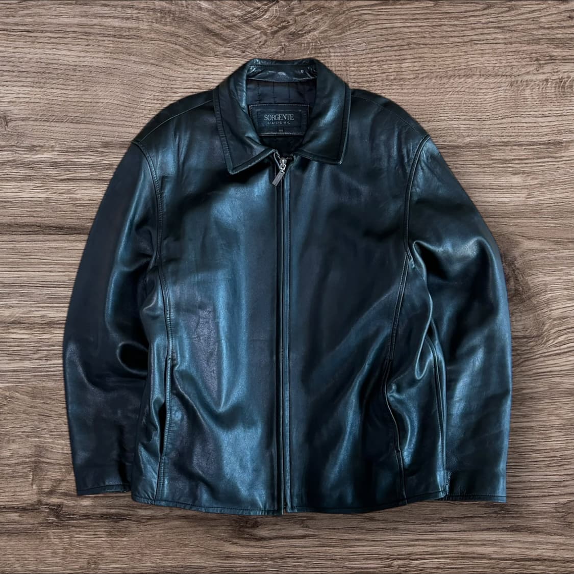 Vtg Lamb Skin Leather Jacket 상품이미지1