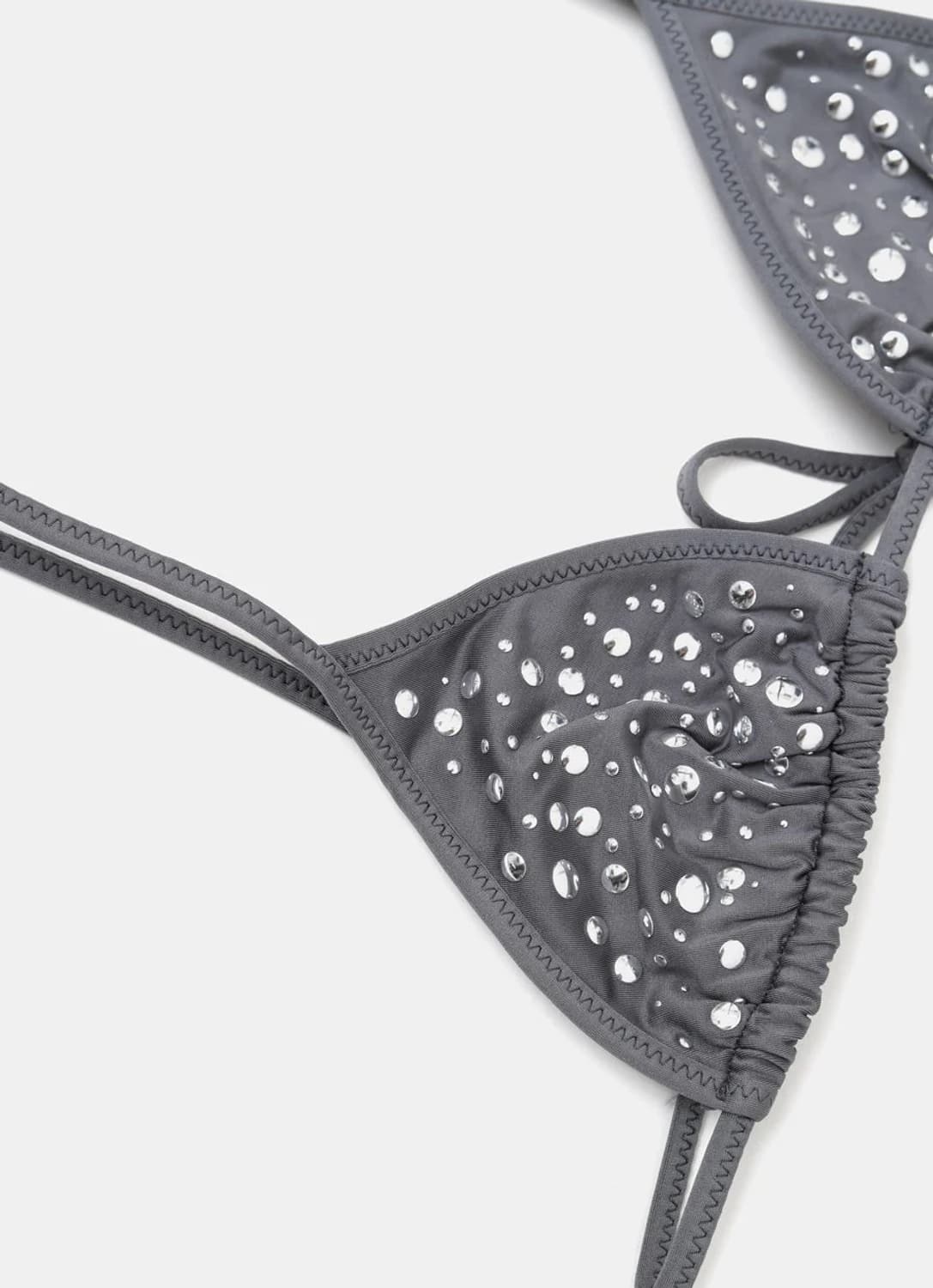 [XS,S,M]기마구아스 Gaia 비키니 탑/그레이 상품이미지2