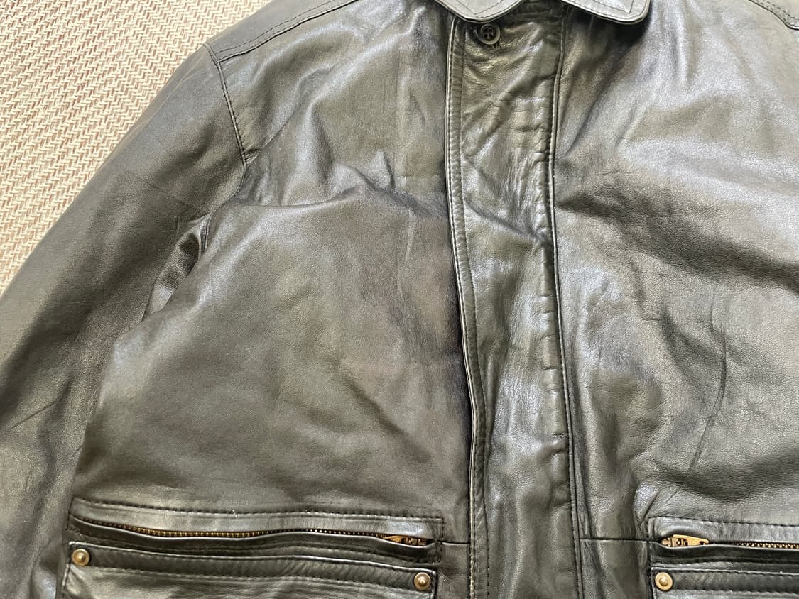 빈티지 A-2 플라이트 레더 봄버자켓  상품이미지2