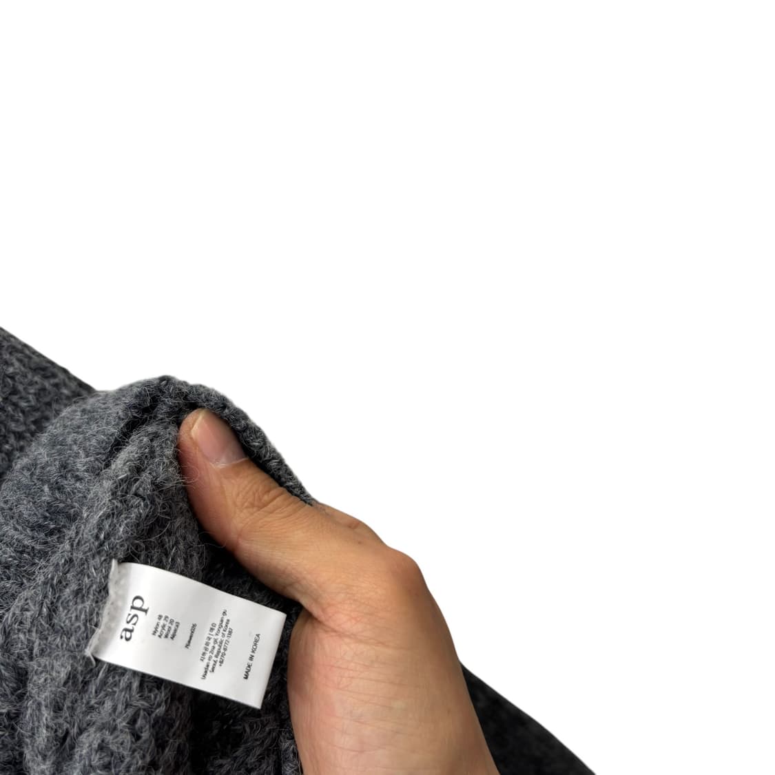 애습 asp 울 알파카 니트 상품이미지4