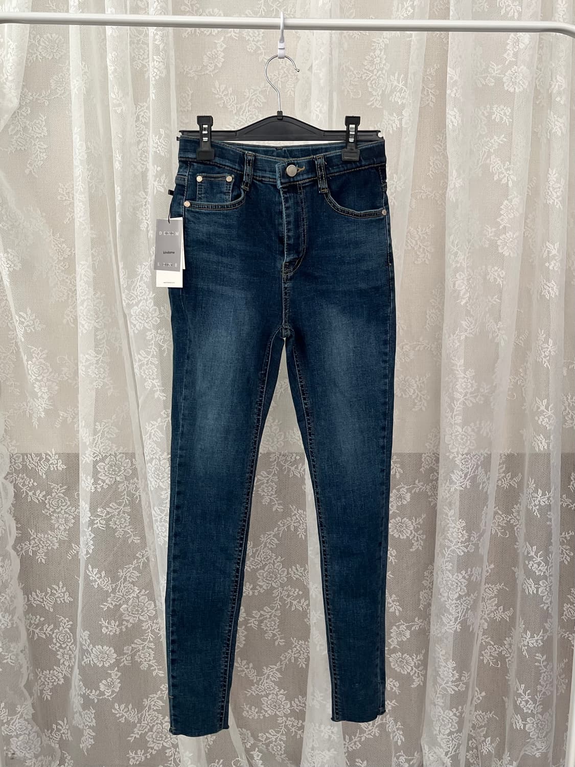 S) 새상품 카인다미 골반볼륨업 스키니 진청 상품이미지1