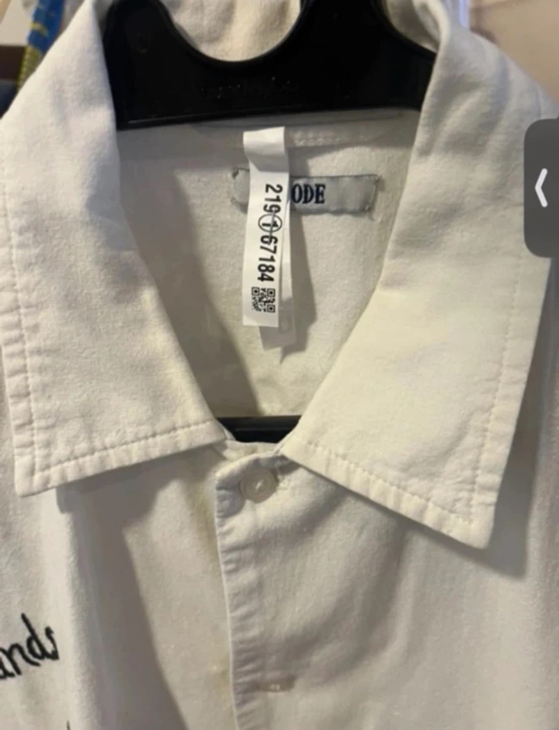 Bode 자수 반팔 셔츠 상품이미지2