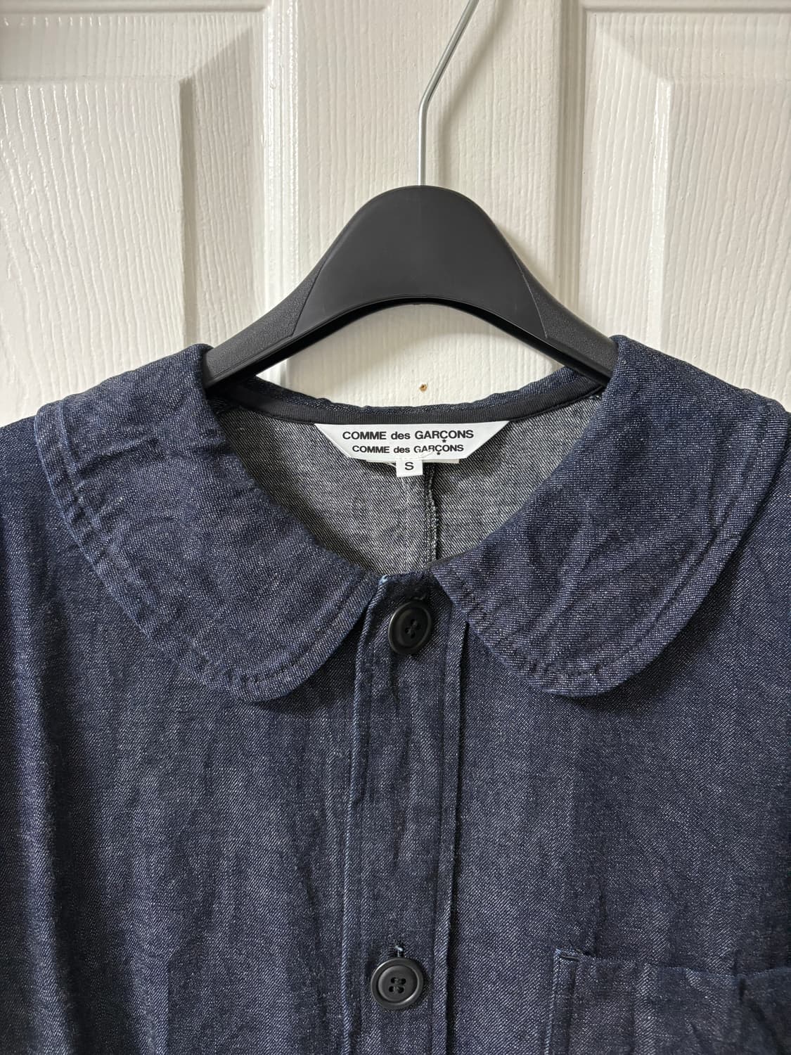 꼼데가르송 진청 데님 셔츠 원피스 상품이미지3