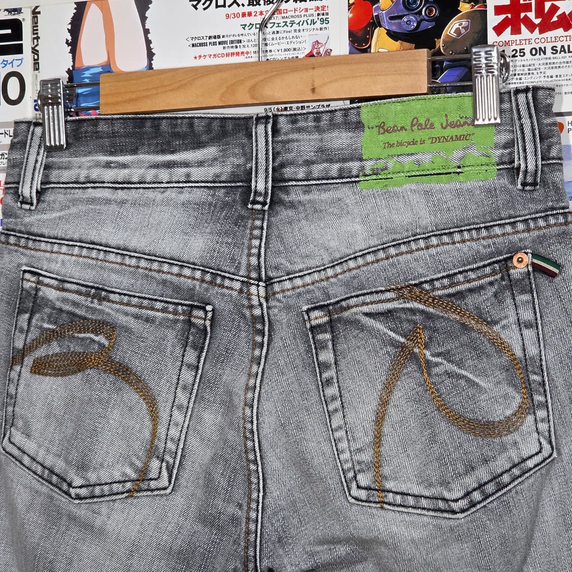 빈티지 빈폴 그레이 워싱 스트레이트 팬츠 상품이미지2